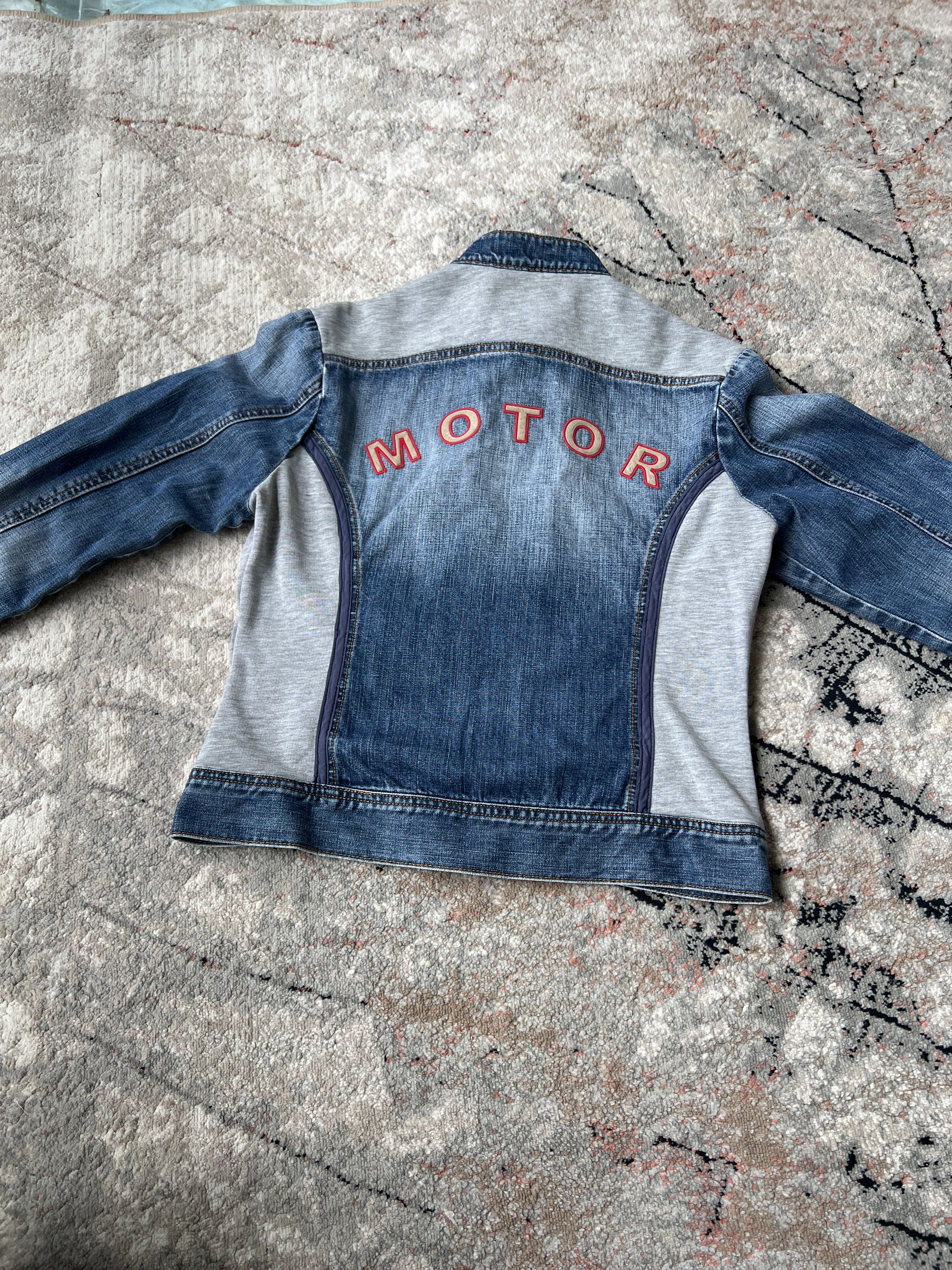 Vintage DNM Deluxe MOTOR JEANS Jacket Size S / US 4 / IT 40 - 6 Thumbnail