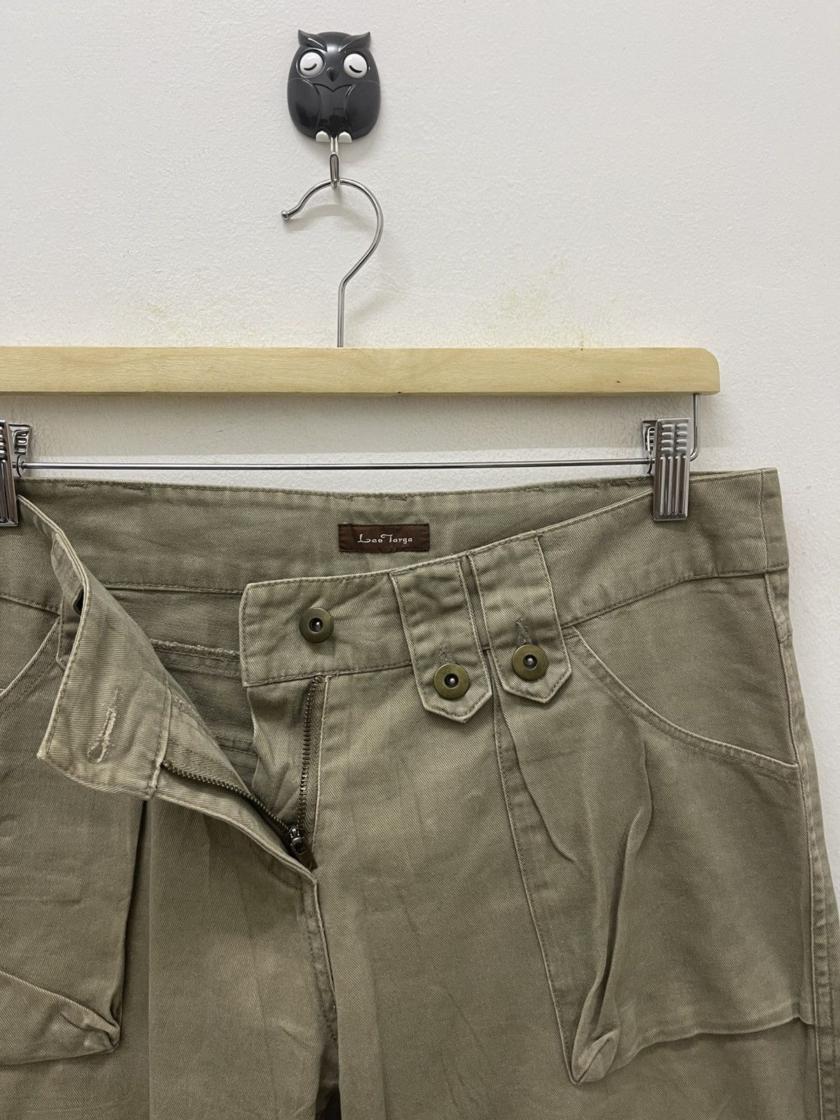 If Six Was Nine Rare Vintage LAO TARGA Flare Cargo Tactical Utility Pant Size US 32 / EU 48 - 5 Thumbnail