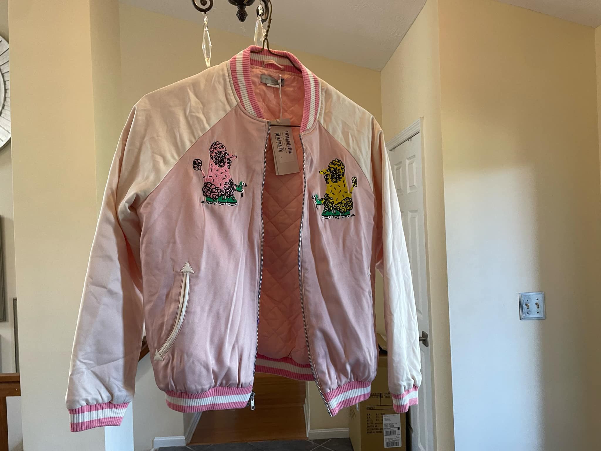 Stella McCartney Embroidered satin jacket | Stella McCartney KIDS Size L / US 10 / IT 46 - 1 Thumbnail