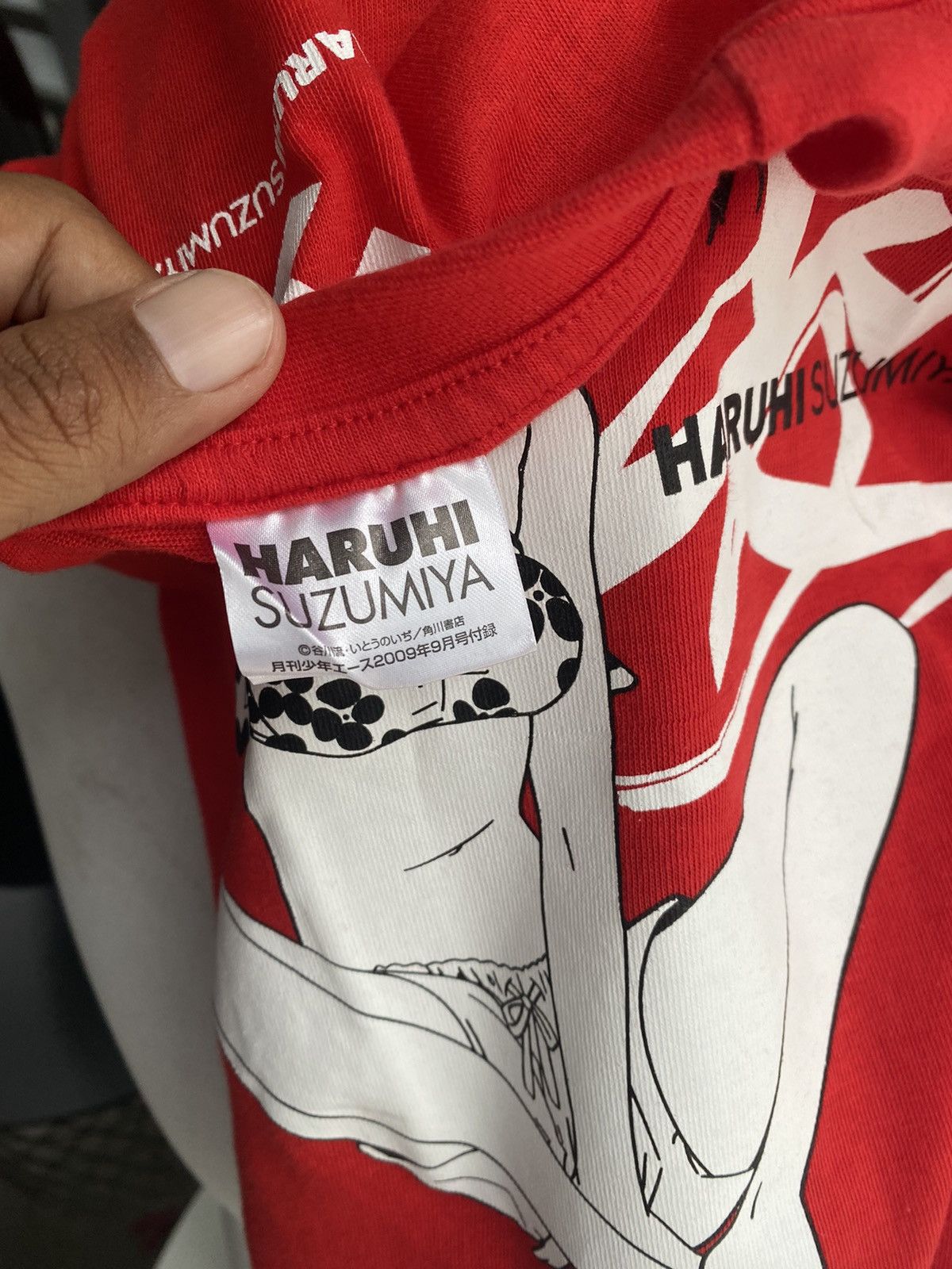 Anime Haruhi Suzumiya Anime Manga sexy girl tshirt Size US M / EU 48-50 / 2 - 7 Thumbnail