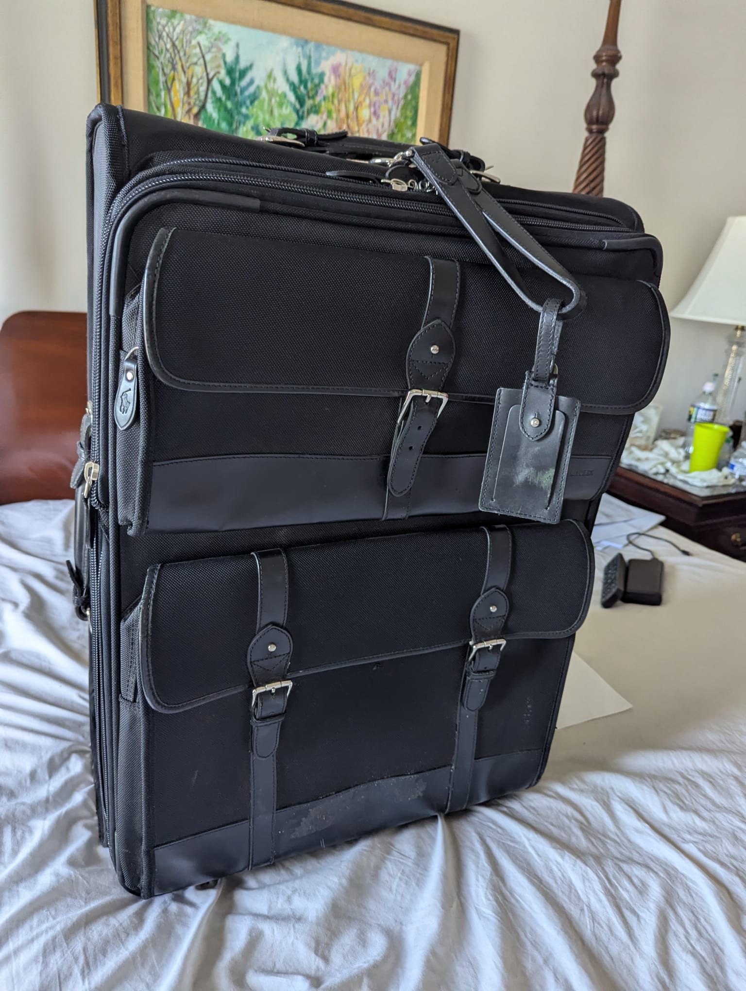 Polo Ralph Lauren Vintage Black Suit Case Size 46 - 1 Thumbnail