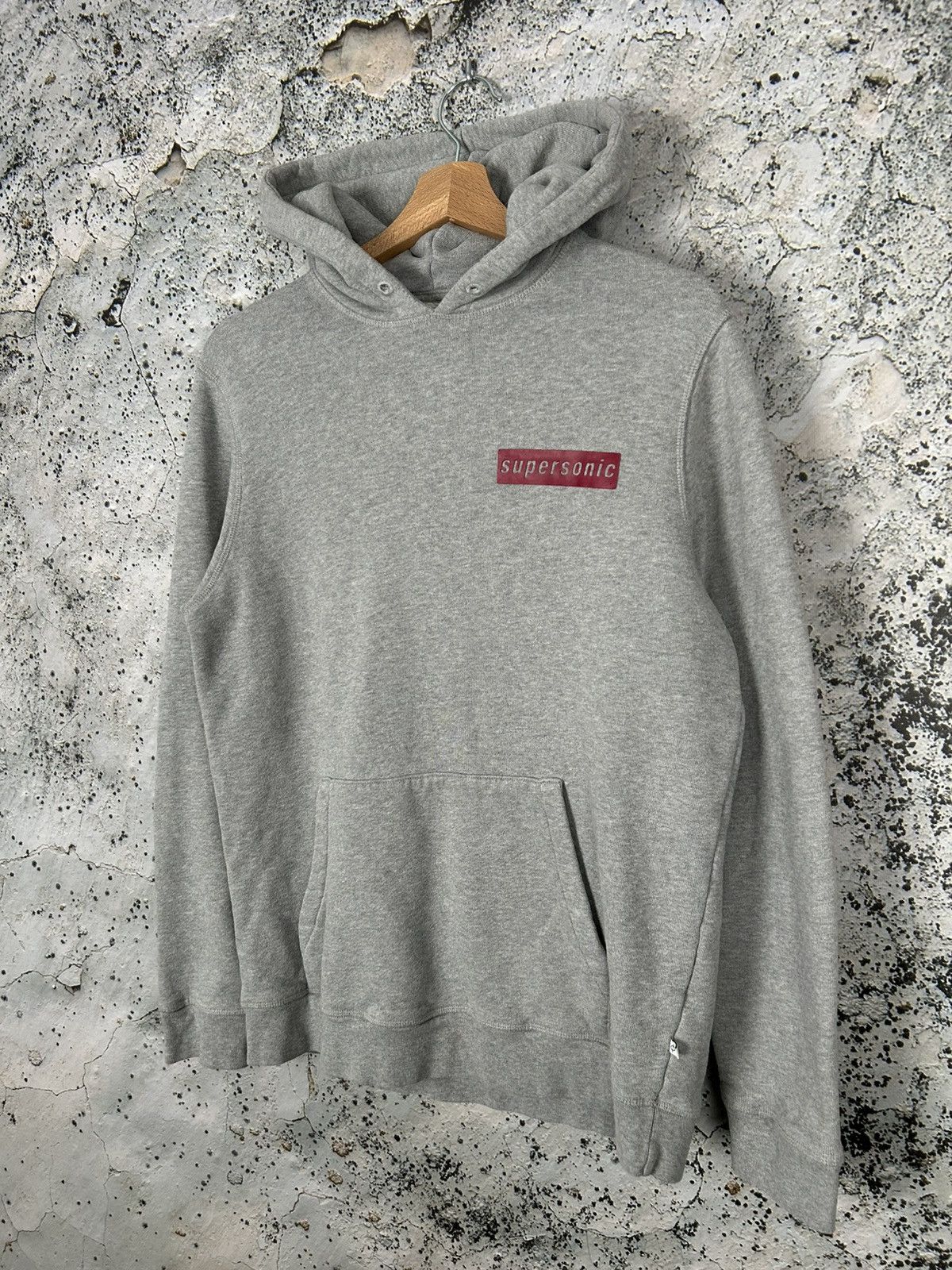 Samsoe Samsoe × Vintage Samsoe & Samsoe Supersonic Grey Hoodie Streetwear Vintage Size US M / EU 48-50 / 2 - 2 Thumbnail