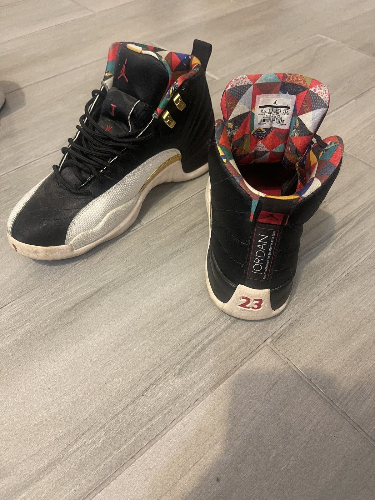 Jordan Brand Air Jordan 12 Retro GS 'Chinese New Year' 2019 Size US 10.5 / EU 43-44 - 4 Thumbnail