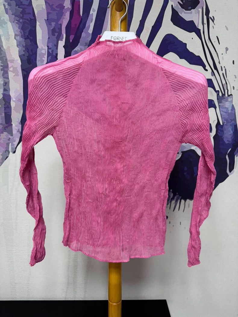 Issey Miyake Issey Miyake size:2 Pink high-neck top Size S / US 4 / IT 40 - 1 Thumbnail