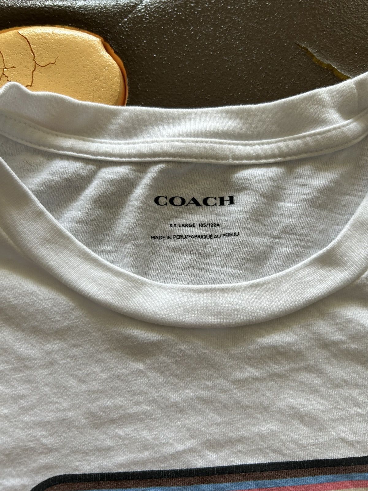 Coach Coach repeat logo tee white Size US XXL / EU 58 / 5 - 3 Thumbnail