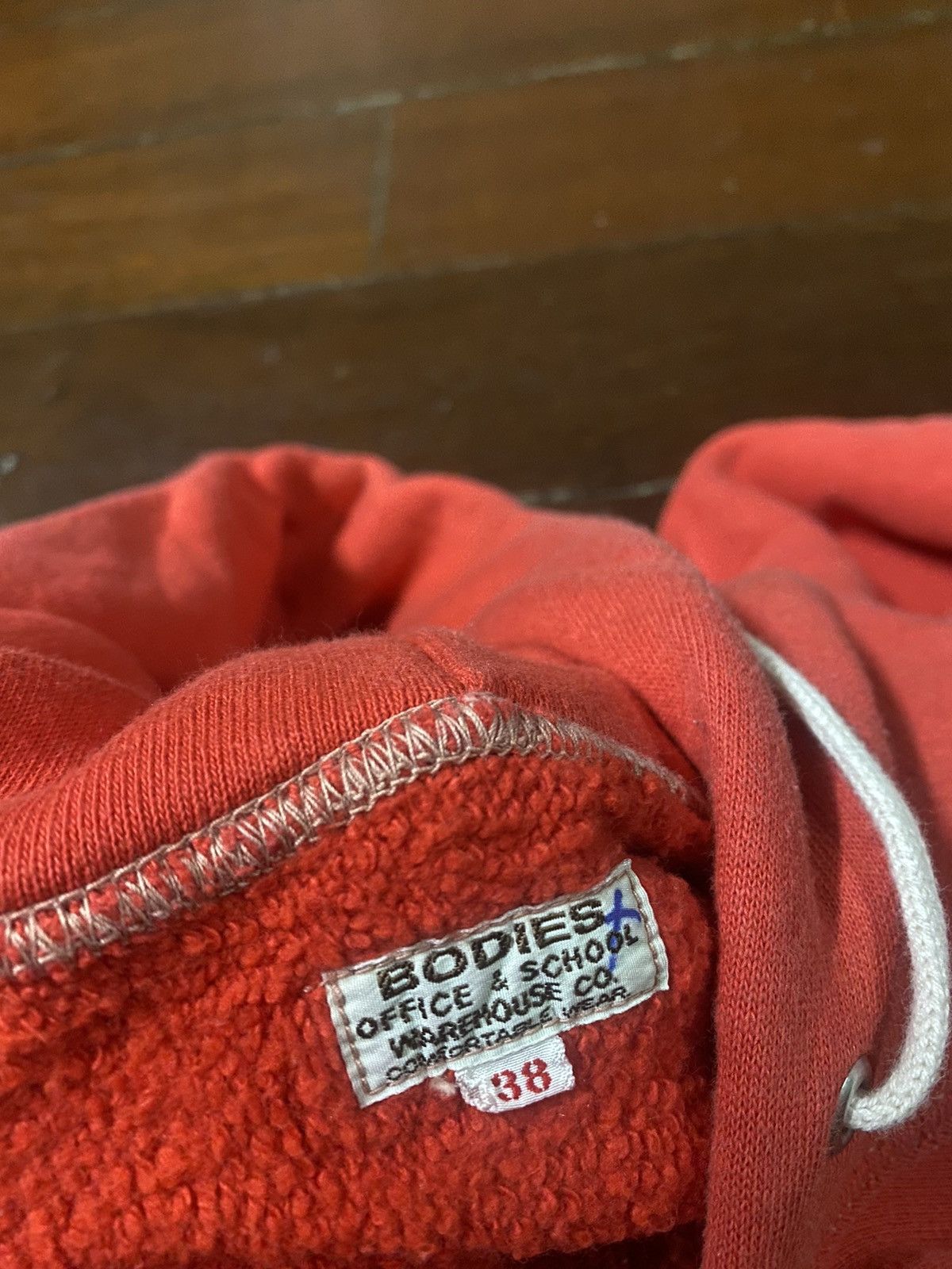 Warehouse Rare Warehouse & Co USMC QUANTICO Loopwheel Hoodie in red Size US M / EU 48-50 / 2 - 12 Thumbnail