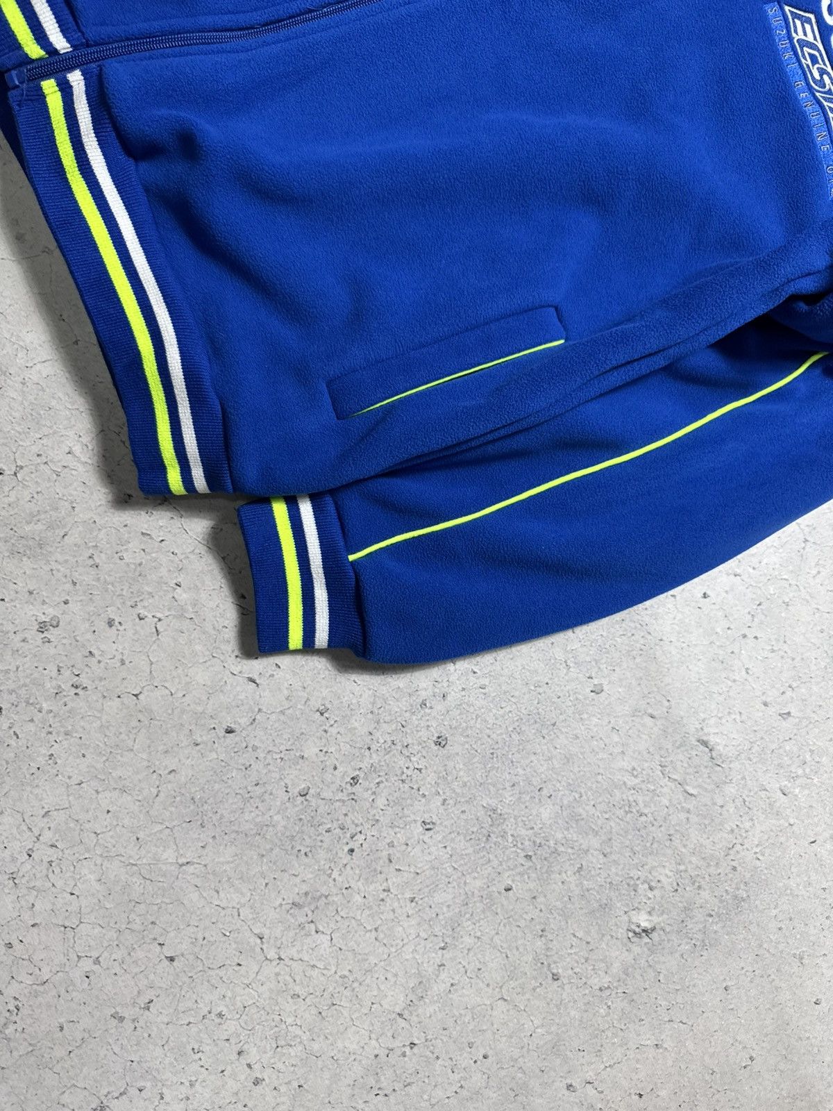 NASCAR Suzuki NEW Fleece Jacket Full Zip Racing Big Logo Size US M / EU 48-50 / 2 - 3 Thumbnail