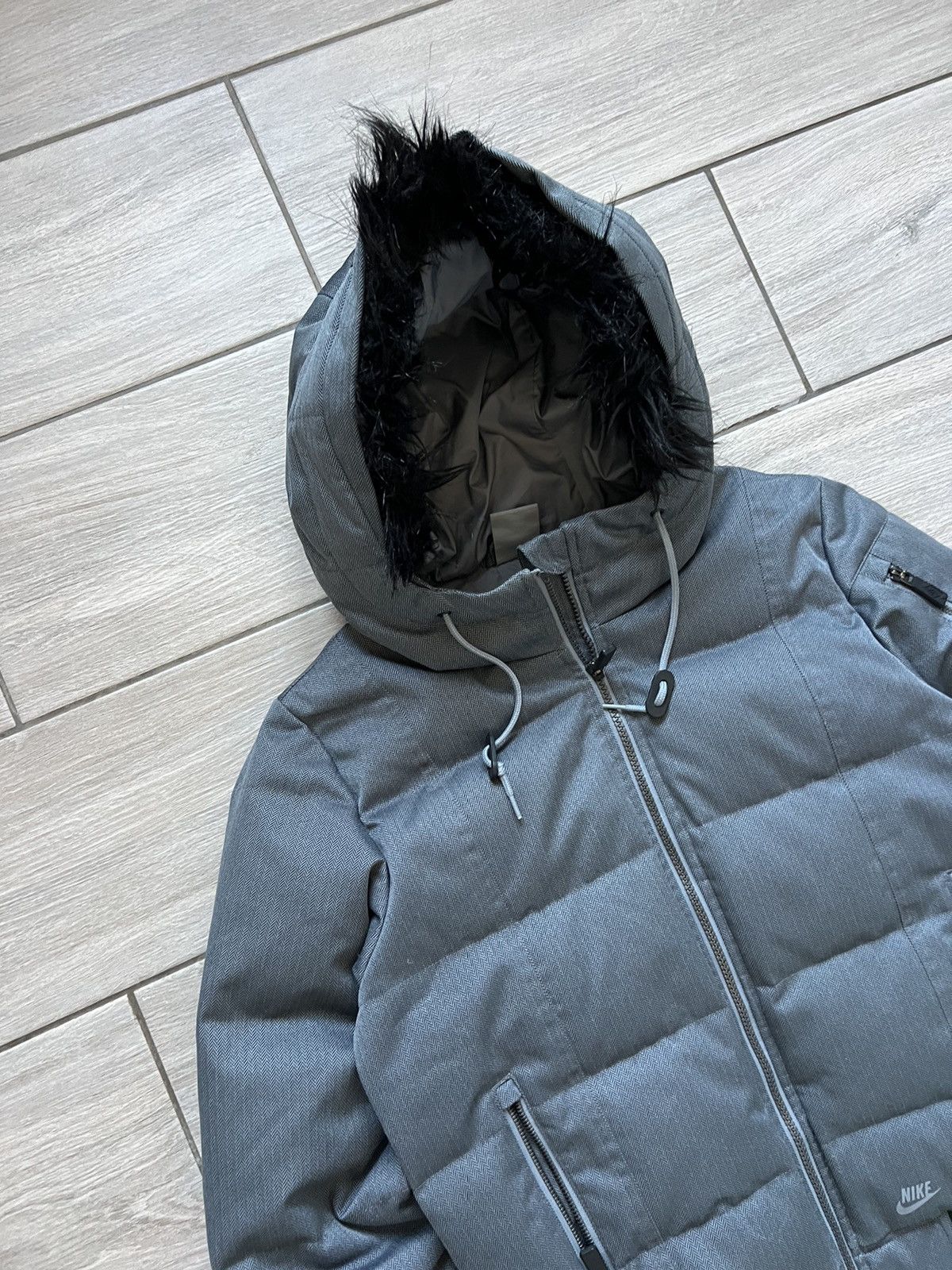 Nike Vintage Woman Nike Puffer Bomber Jacket Rare Small Swoosh Size S / US 4 / IT 40 - 8 Thumbnail