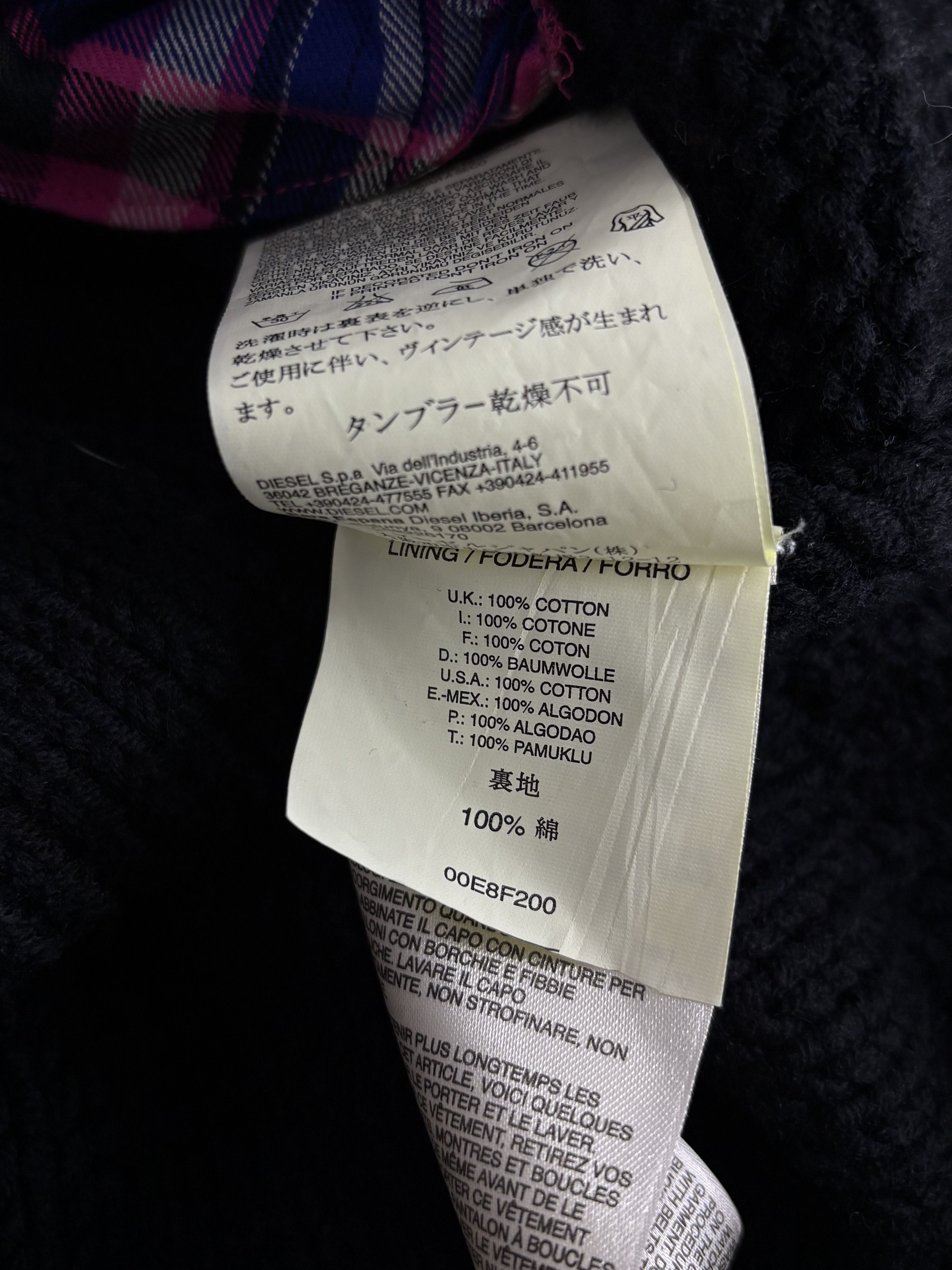 Diesel Vintage Diesel Avant Garde Heavy Knit Black Sweater Size US XL / EU 56 / 4 - 19 Thumbnail