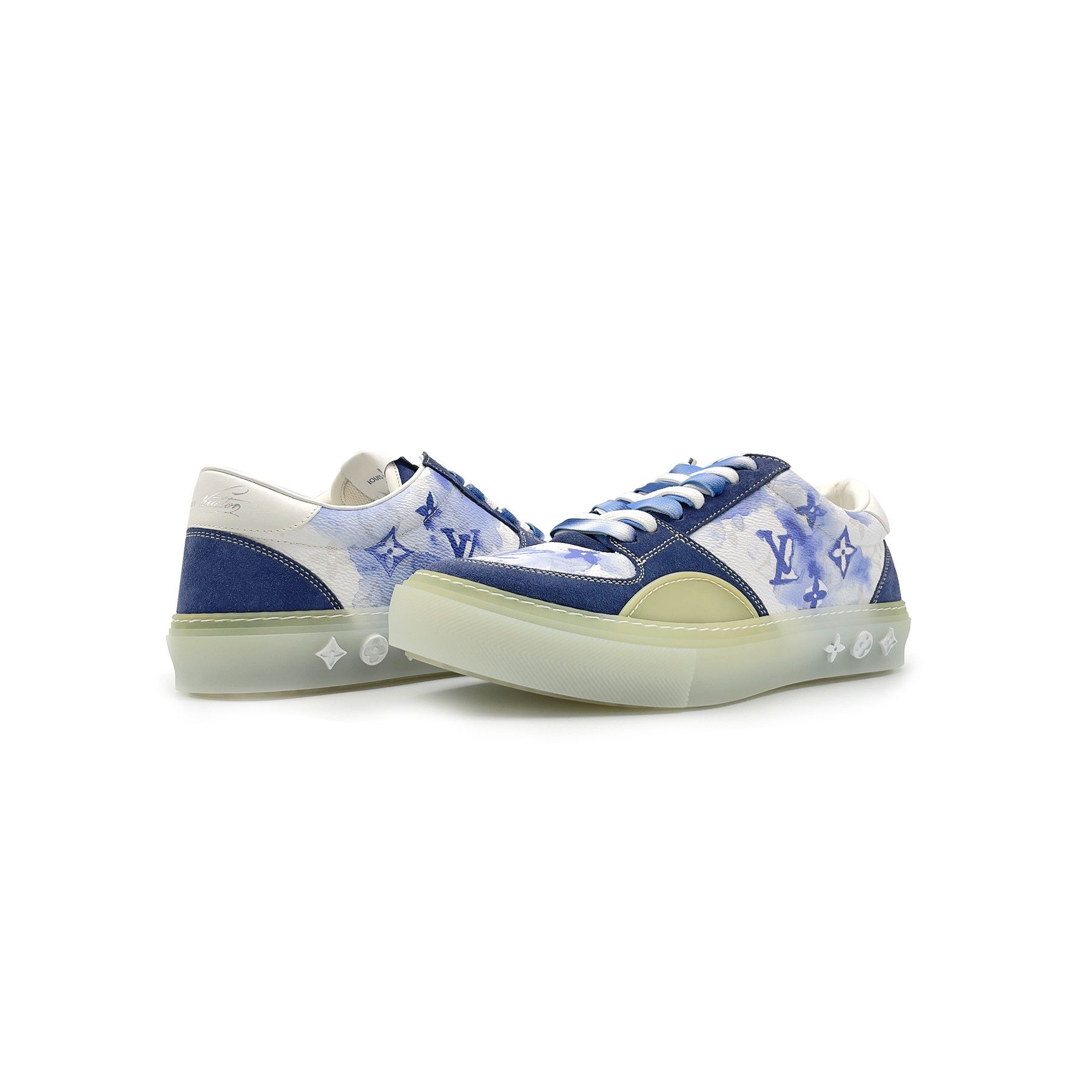 Louis Vuitton Louis Vuitton Ollie Watercolor Monogram Sneakers Size US 5 / IT 35 - 3 Thumbnail