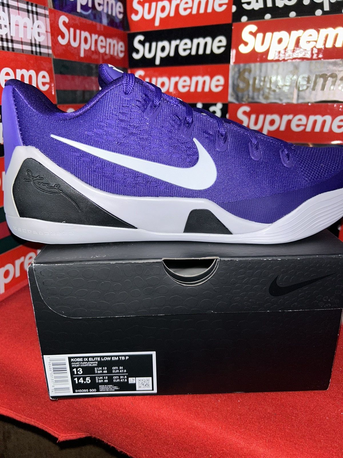 Nike Nike Kobe 9 Elite EM Protro TB Court Purple IH5095-500 NEW Size US 13 / EU 46 - 11 Thumbnail