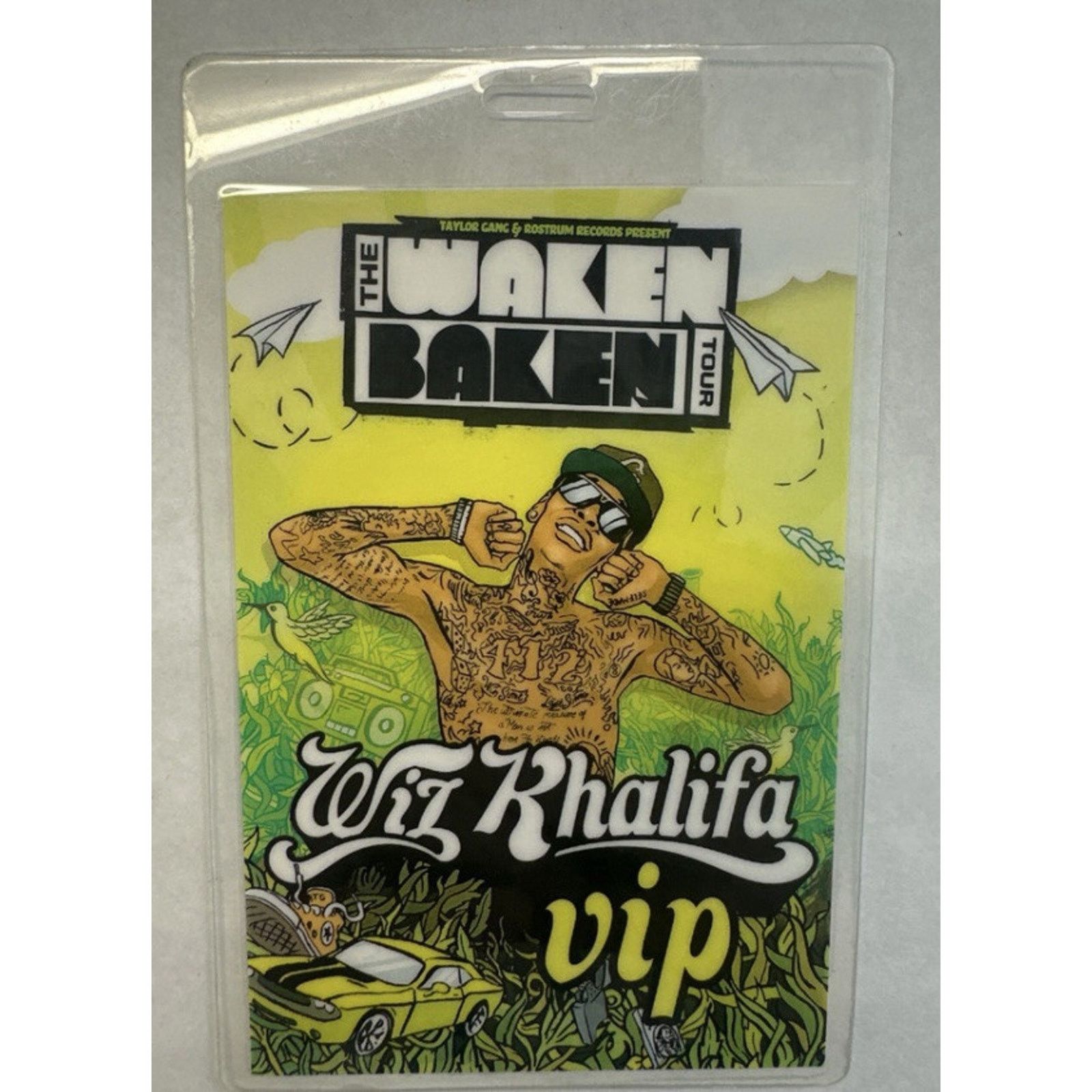 & Other Stories Wiz Khalifa VIP Pass Waken Baken Signed wiz khalifa 412 Back Size ONE SIZE - 1 Thumbnail