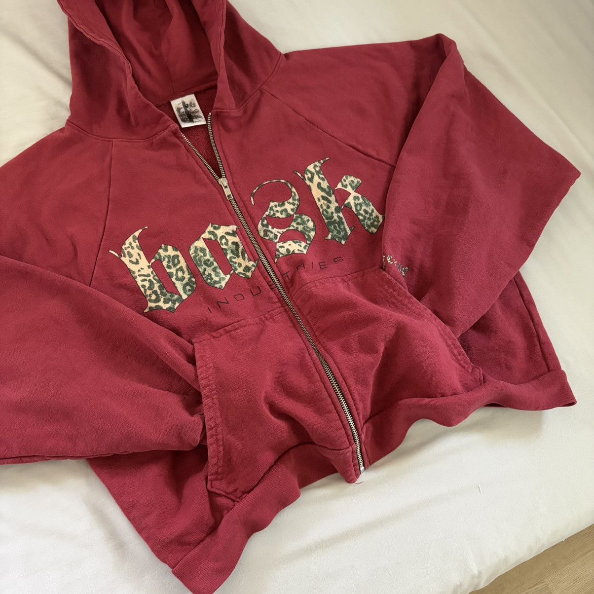 basketcase gallery Basketcase Gallery Red Leopard Print Hoodie Size US M / EU 48-50 / 2 - 4 Thumbnail