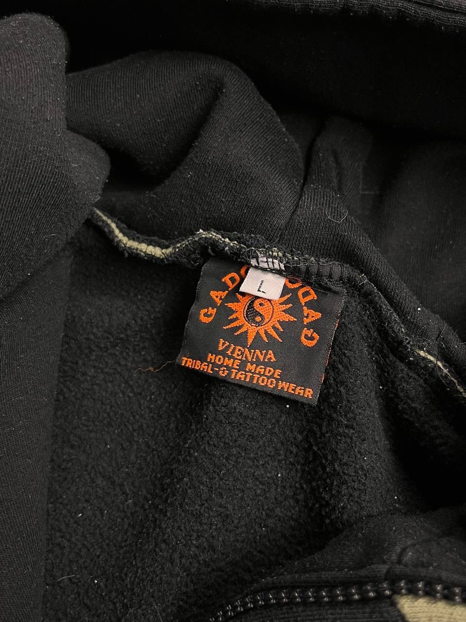 Vintage Vintage Tribal Archival Tattoo Boxy Zip Hoodie Y2K L Size US L / EU 52-54 / 3 - 6 Thumbnail