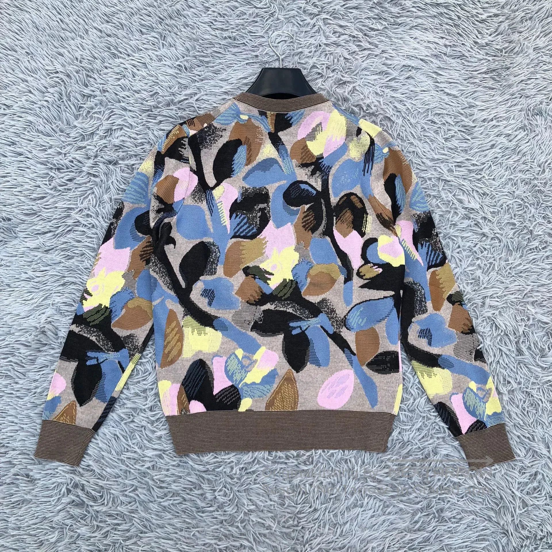 Dior Dior Floral Graffiti Knit Sweater. Size US M / EU 48-50 / 2 - 6 Thumbnail