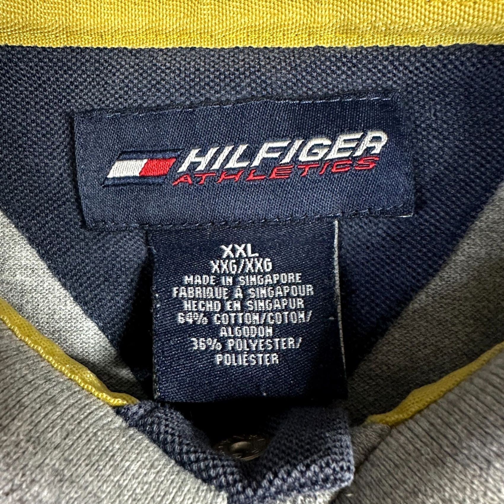 Tommy Hilfiger Tommy Hilfiger Polo Shirt 2XL Gray Heather Solid Embroidered Sports Shirt Mens Polo 2XL Gray Heather Vintage No Size US XXL / EU 58 / 5 - 4 Thumbnail