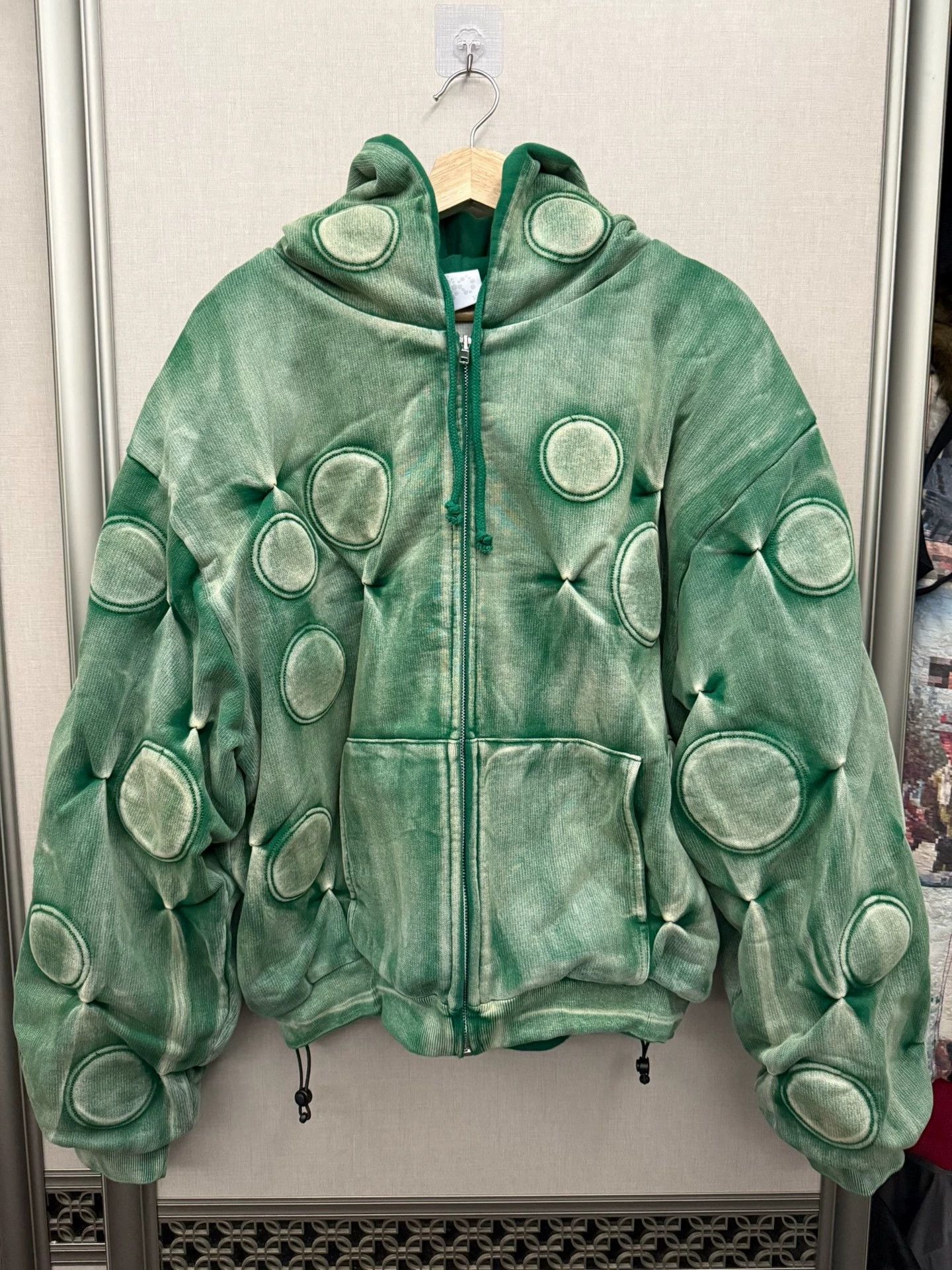 Other badson padded boxy zip hoodie green XL short wide Size US XL / EU 56 / 4 - 1 Thumbnail