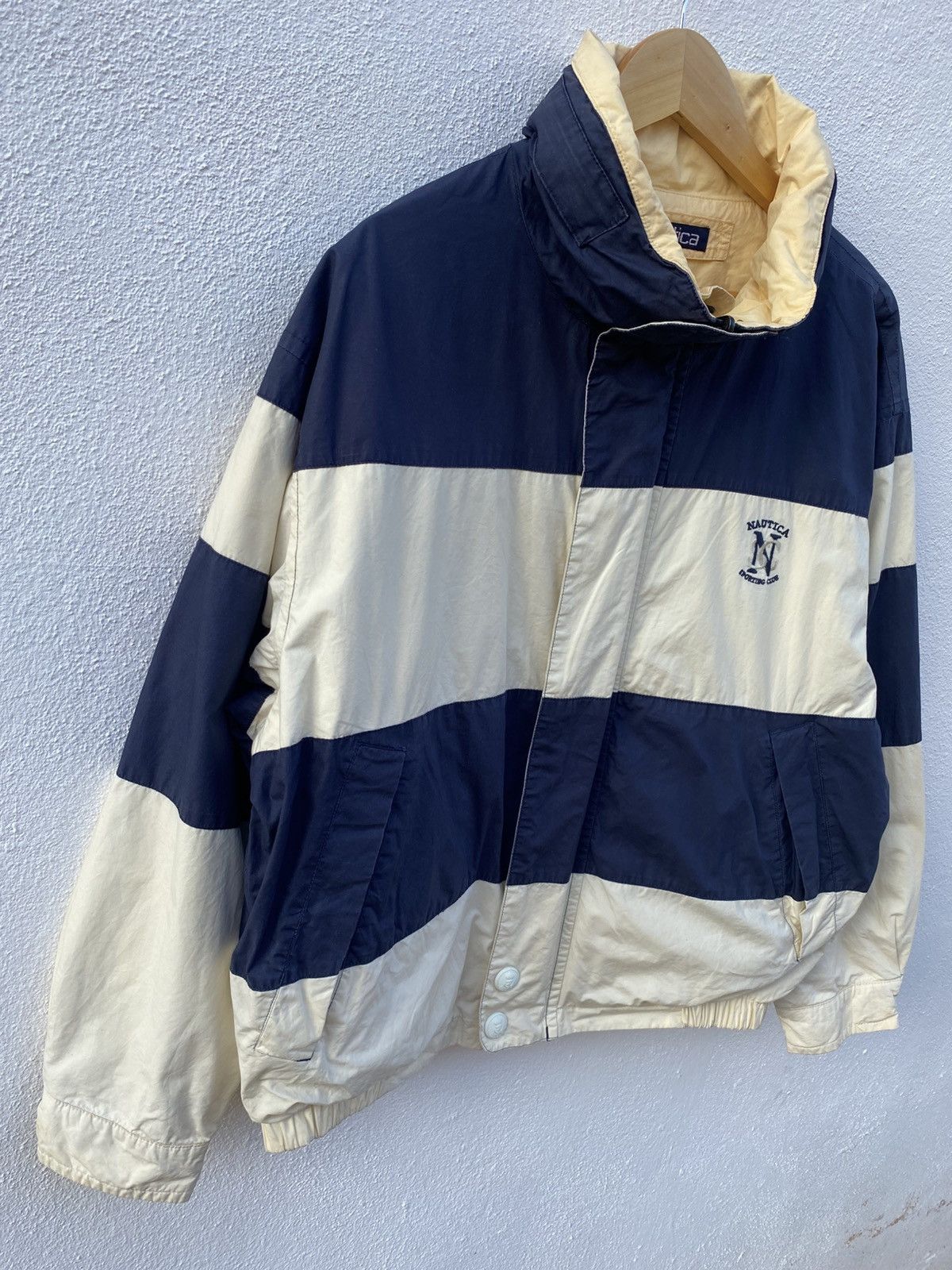 Nautica Vintage nauctica striped prisoner style riversible jacket Size US M / EU 48-50 / 2 - 11 Thumbnail