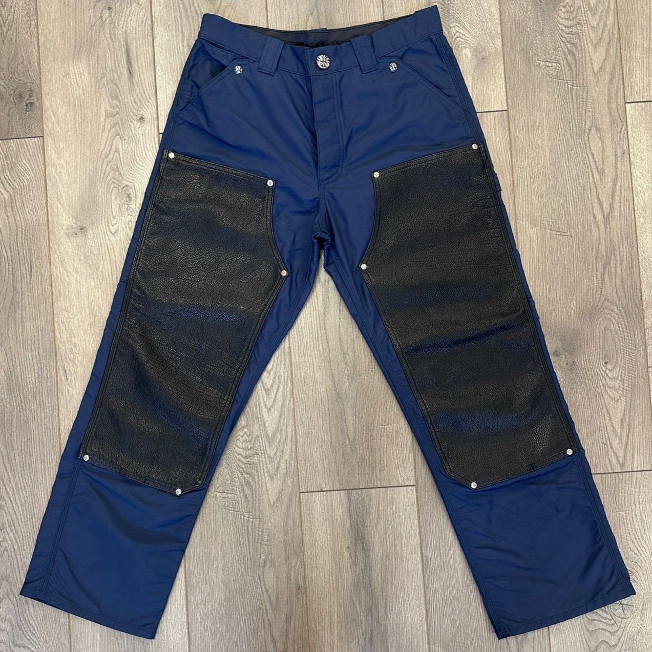 Chrome Hearts Chrome Hearts Nylon Leather Double Knee Carpenter Pants Size US 32 / EU 48 - 1 Thumbnail
