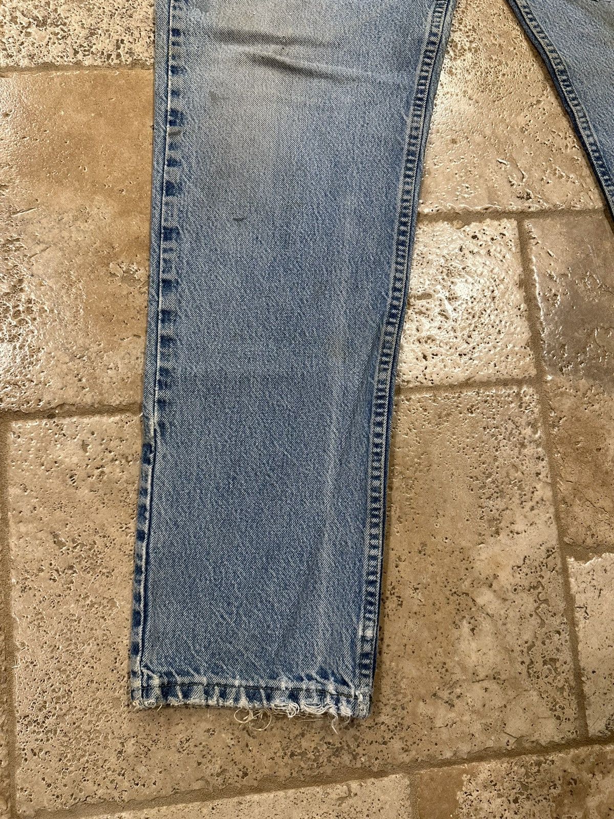 Carhartt Vintage Carhartt Thrashed / Distressed Blue Denim Jeans Size US 36 / EU 52 - 5 Thumbnail