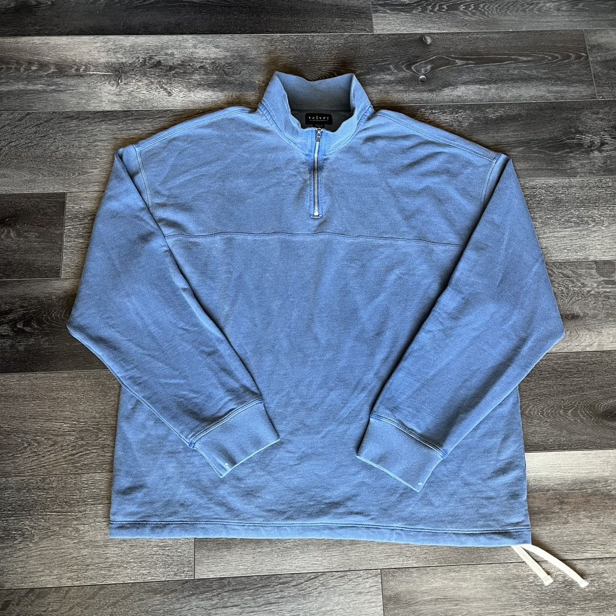 Velvet Velvet Graham & Spencer Bosco Quarter Zip Fleece Sweatshirt Size US XXL / EU 58 / 5 - 1 Thumbnail