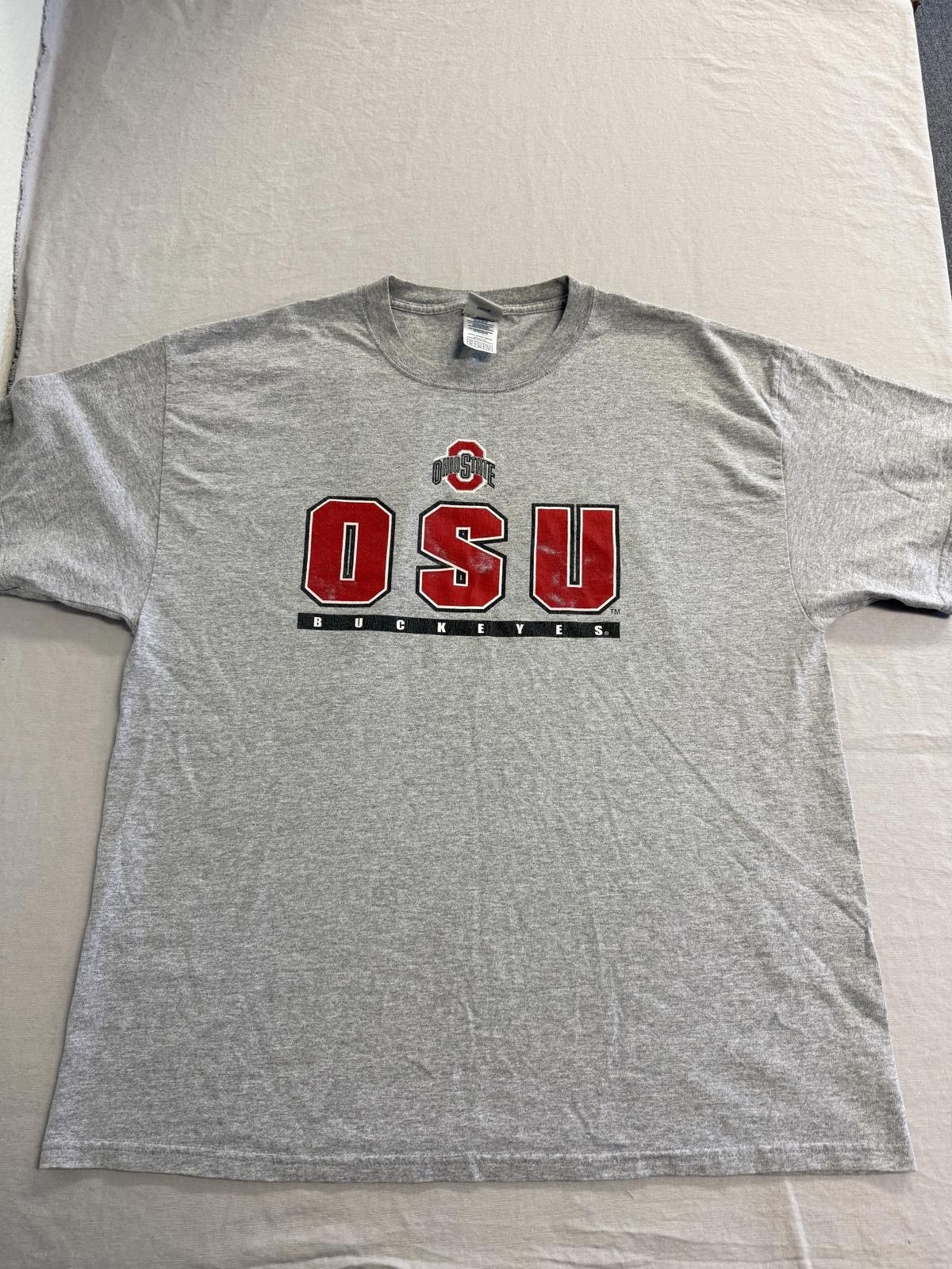 Colosseum Athletics Faded OSU Buckeyes T-shirt Ohio State University Tee - XL Size US XL / EU 56 / 4 - 1 Thumbnail