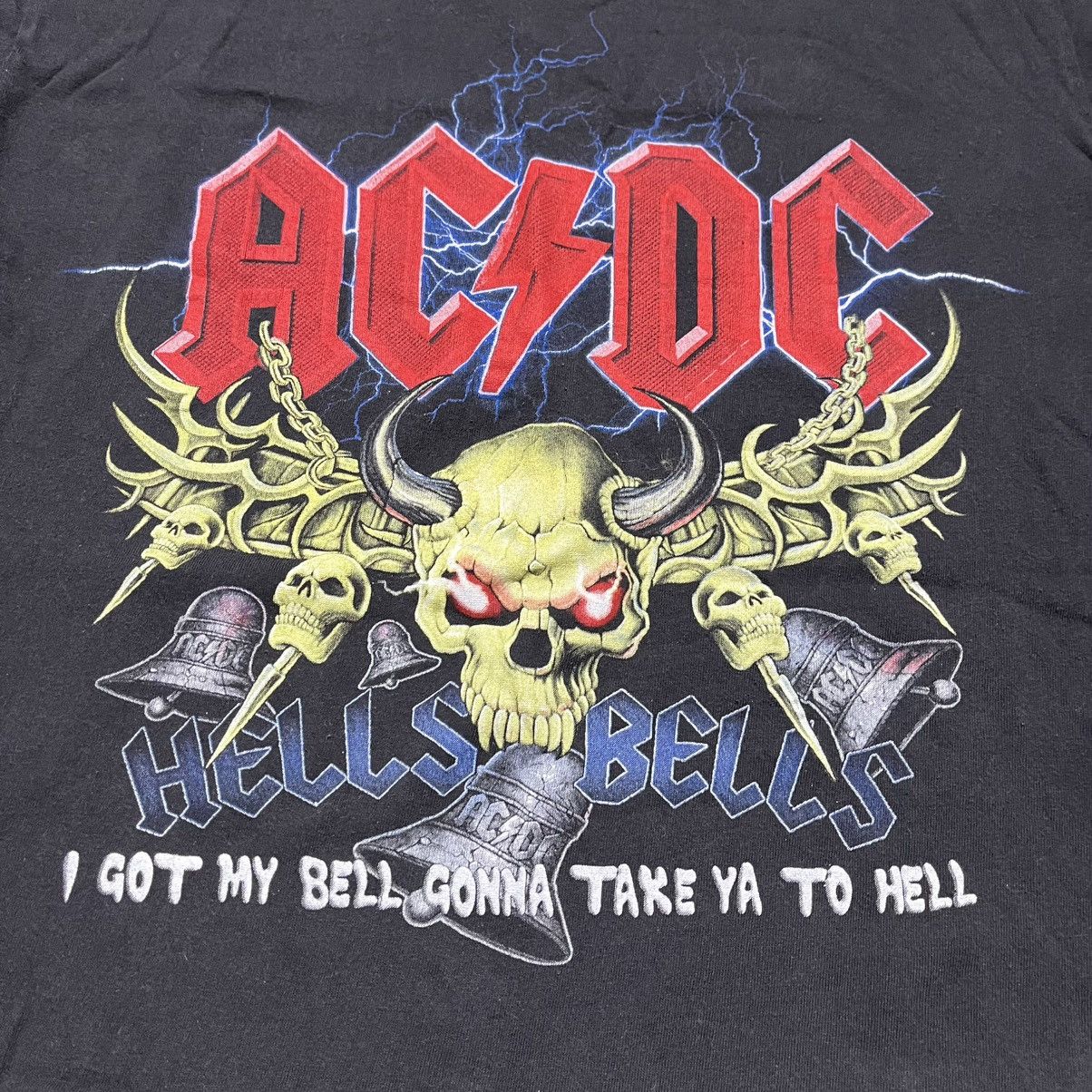 AC/DC 90s AC/DC hells bells tee Size US M / EU 48-50 / 2 - 3 Thumbnail