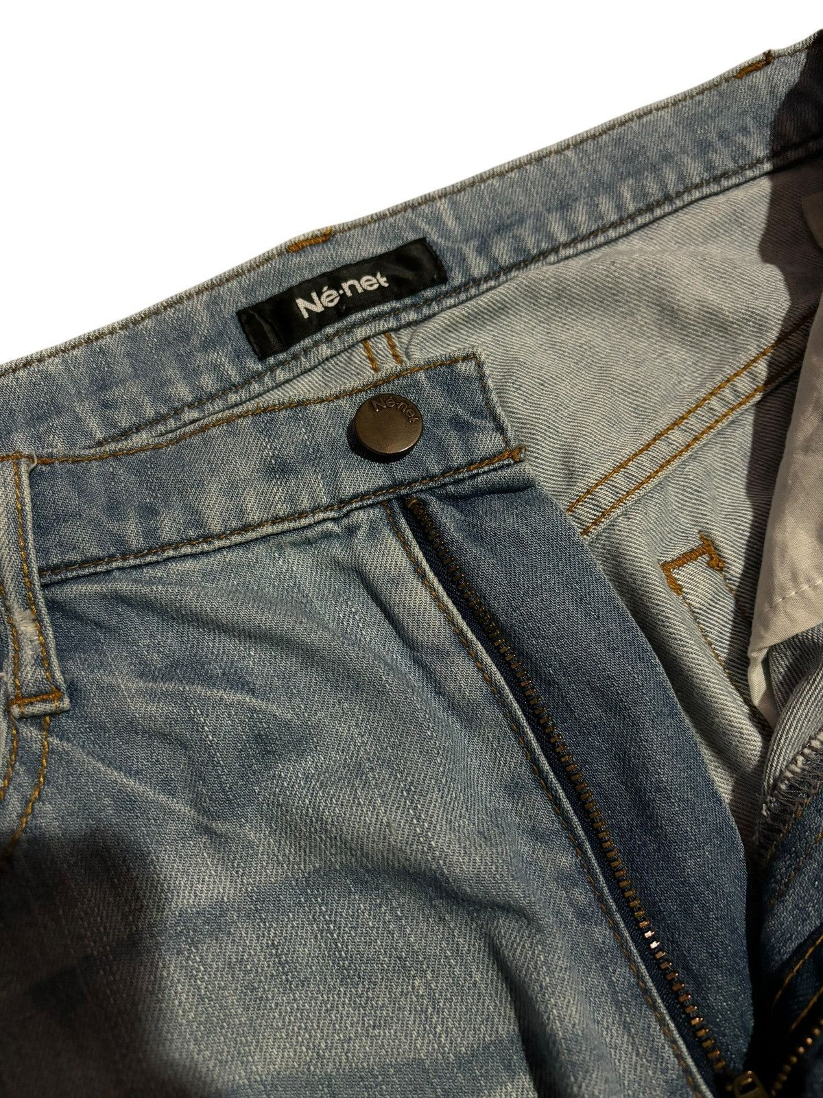 Issey Miyake × Ne-Net Vtg Deadstock Issey Miyake Ne-Net Paint Splash Jeans Denim Size US 30 / EU 46 - 5 Thumbnail