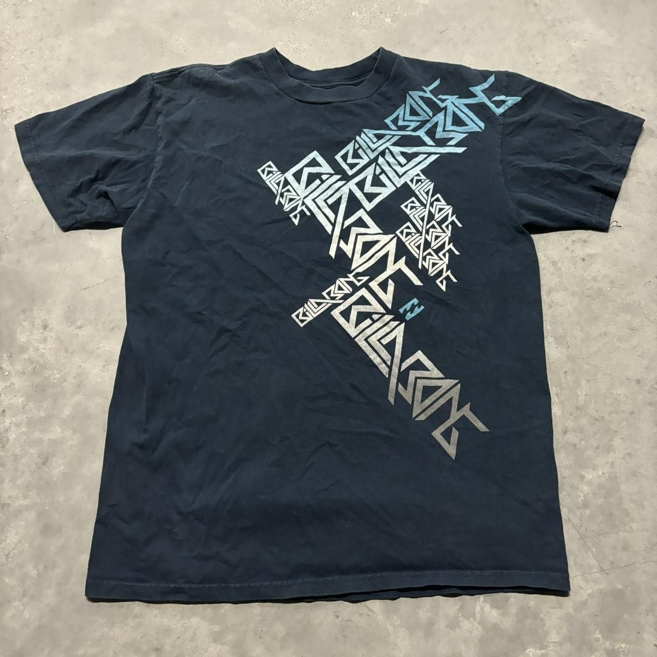 Billabong × Vintage Crazy Vintage Y2K/2000s Grunge Cyber Billabong Surf Skater Graphic Tee! Size US L / EU 52-54 / 3 - 1 Thumbnail
