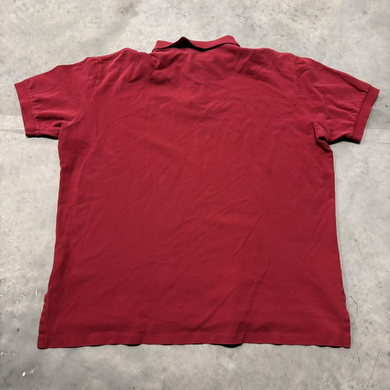 Polo Ralph Lauren × Vintage Crazy Vintage Y2K/2000s Red Polo Ralph Lauren Essential Polo Shirt! Size US XL / EU 56 / 4 - 4 Thumbnail