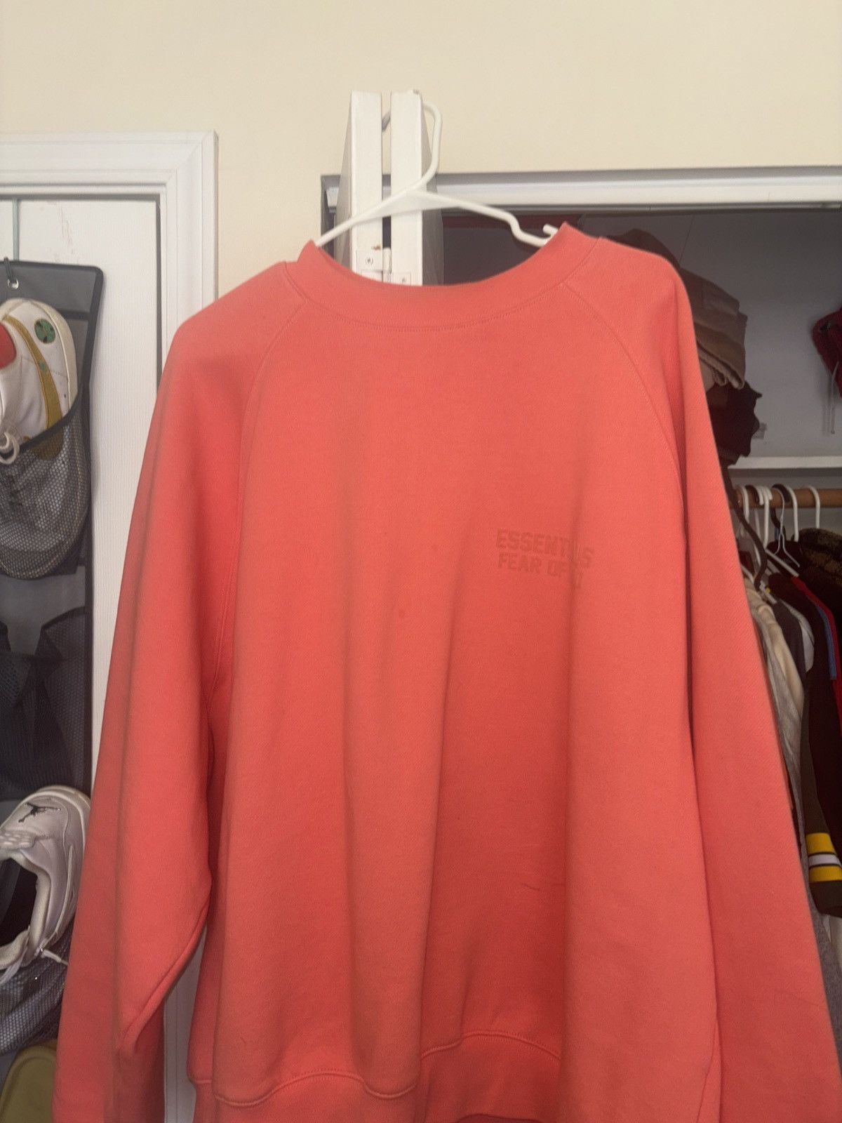 Essentials Essentials Crewneck Sweatshirt- Salmon Size XL Size US XL / EU 56 / 4 - 4 Thumbnail