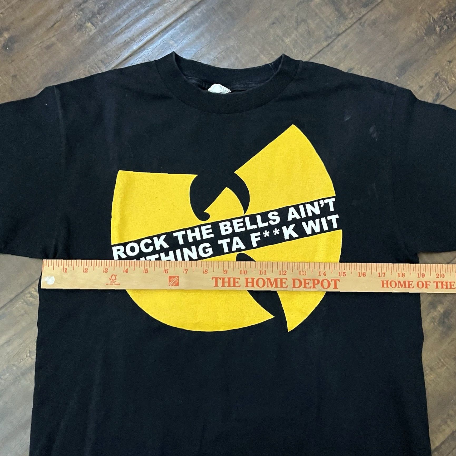 Bell VINTAGE Alstyle Wu Tang Clan Rock The Bells T-Shirt Mens Medium Black Hip Hop 90s Rap Tee Ol Dirty Bastard Size US M / EU 48-50 / 2 - 4 Thumbnail