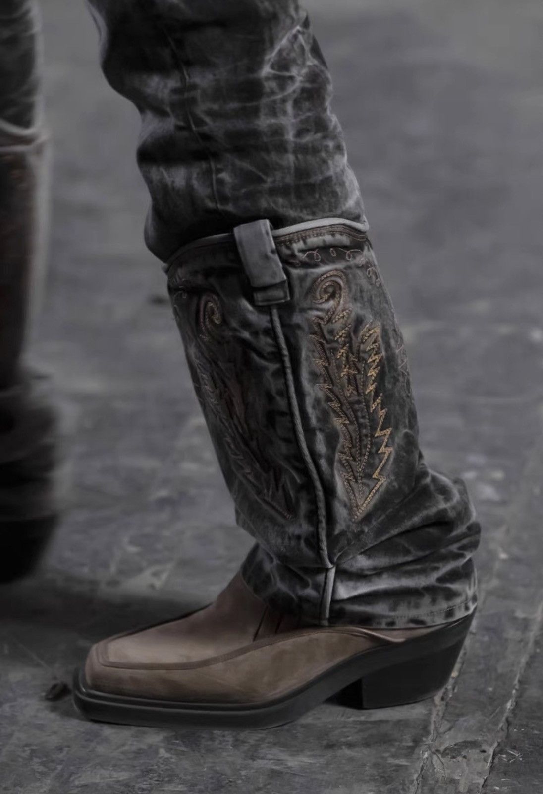 Y/Project Y/Project 21FW Washed Embroidered Straight-Leg Denim Size US 30 / EU 46 - 6 Thumbnail