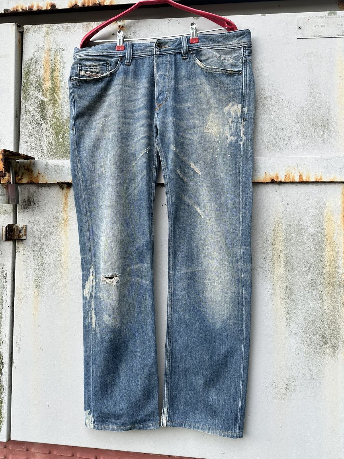 👹Vintage Diesel Viker THRASHED Baggy Jeans