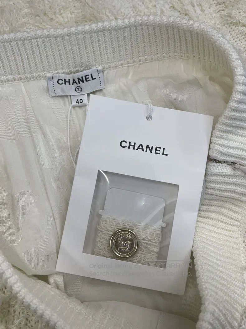 Chanel Chanel White tassel skirt and short skirt Size 26" / US 2 / IT 38 - 6 Thumbnail