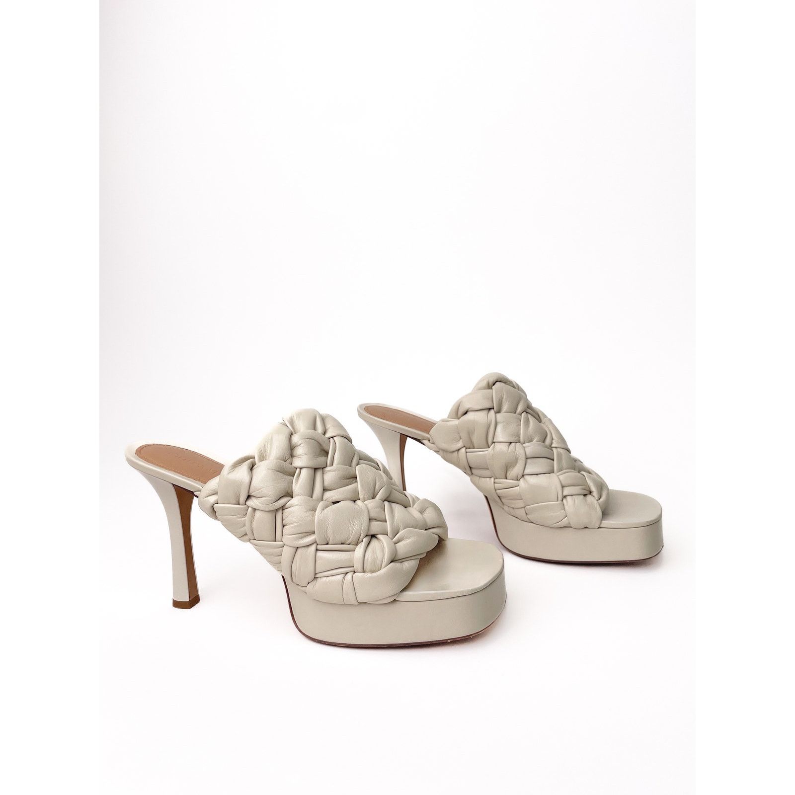 Bottega Veneta The Board Sandals - Leather Woven Mules Size US 8 / IT 38 - 5 Thumbnail