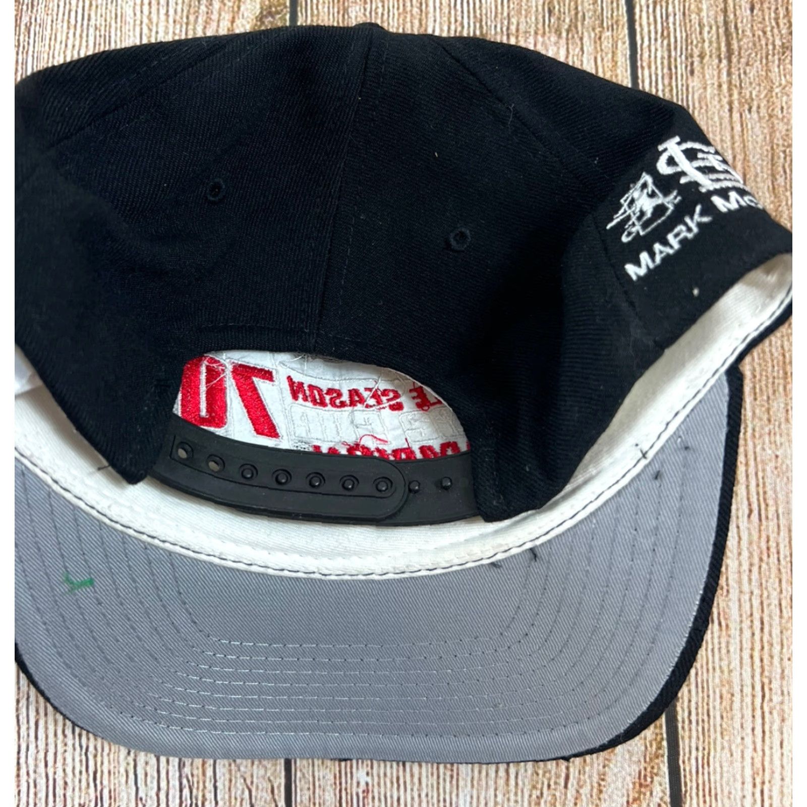New Era VINTAGE New Era Baseball Hat Adjustable Black Logo MLB Mark McGwire St. Louis Cardinals Home Runs Size ONE SIZE - 6 Thumbnail