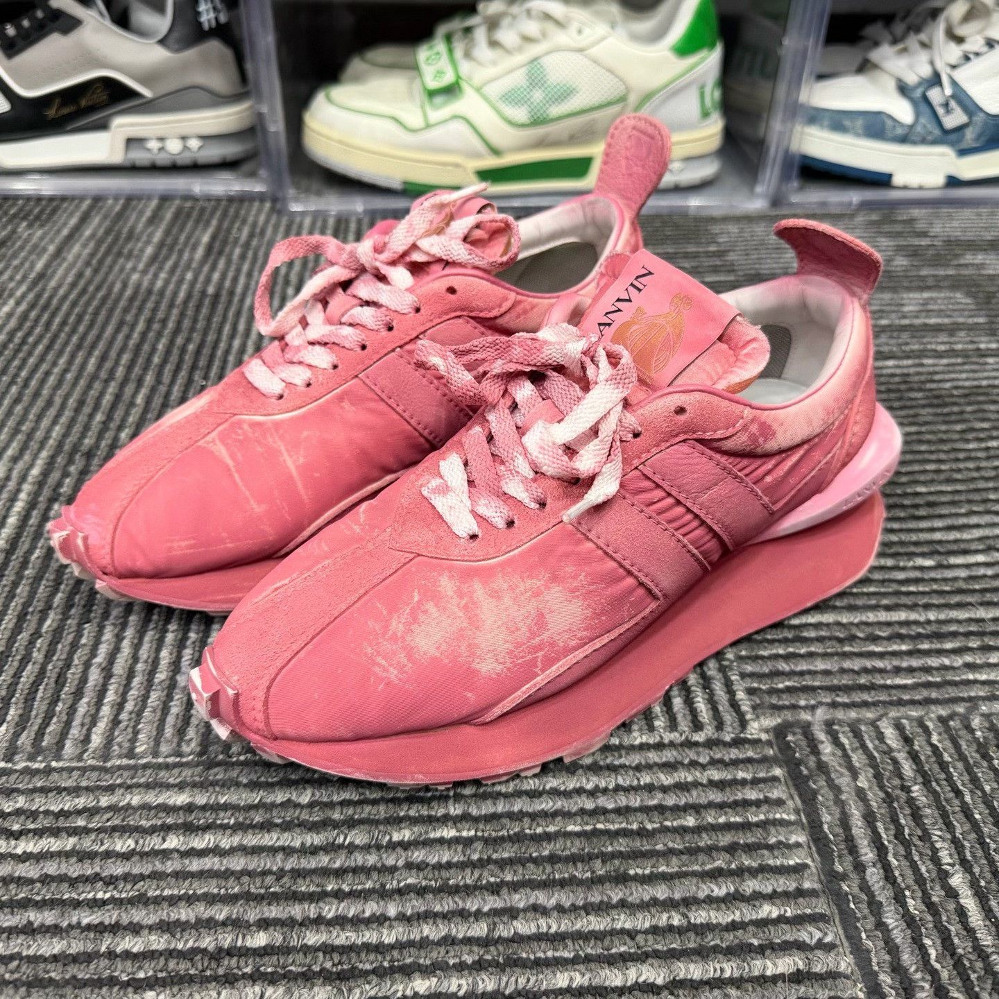 Lanvin Lanvin Retro Red Lowtop Sneakers us_6-5 Women Size US 6.5 / IT 36.5 - 1 Thumbnail