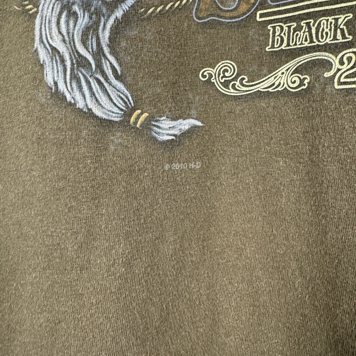 Vintage Vintage 2010 Harley Davidson Goat T-shirt Size US L / EU 52-54 / 3 - 4 Thumbnail