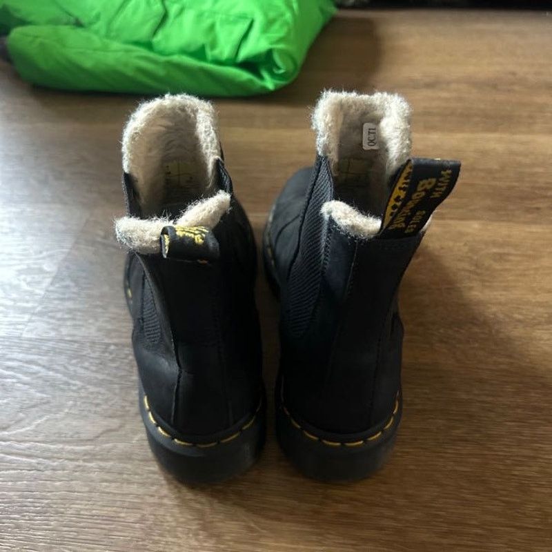Dr. Martens Sherpa Lined Black Dr. Martens Boots Women's US 9 Size US 9 / IT 39 - 5 Thumbnail