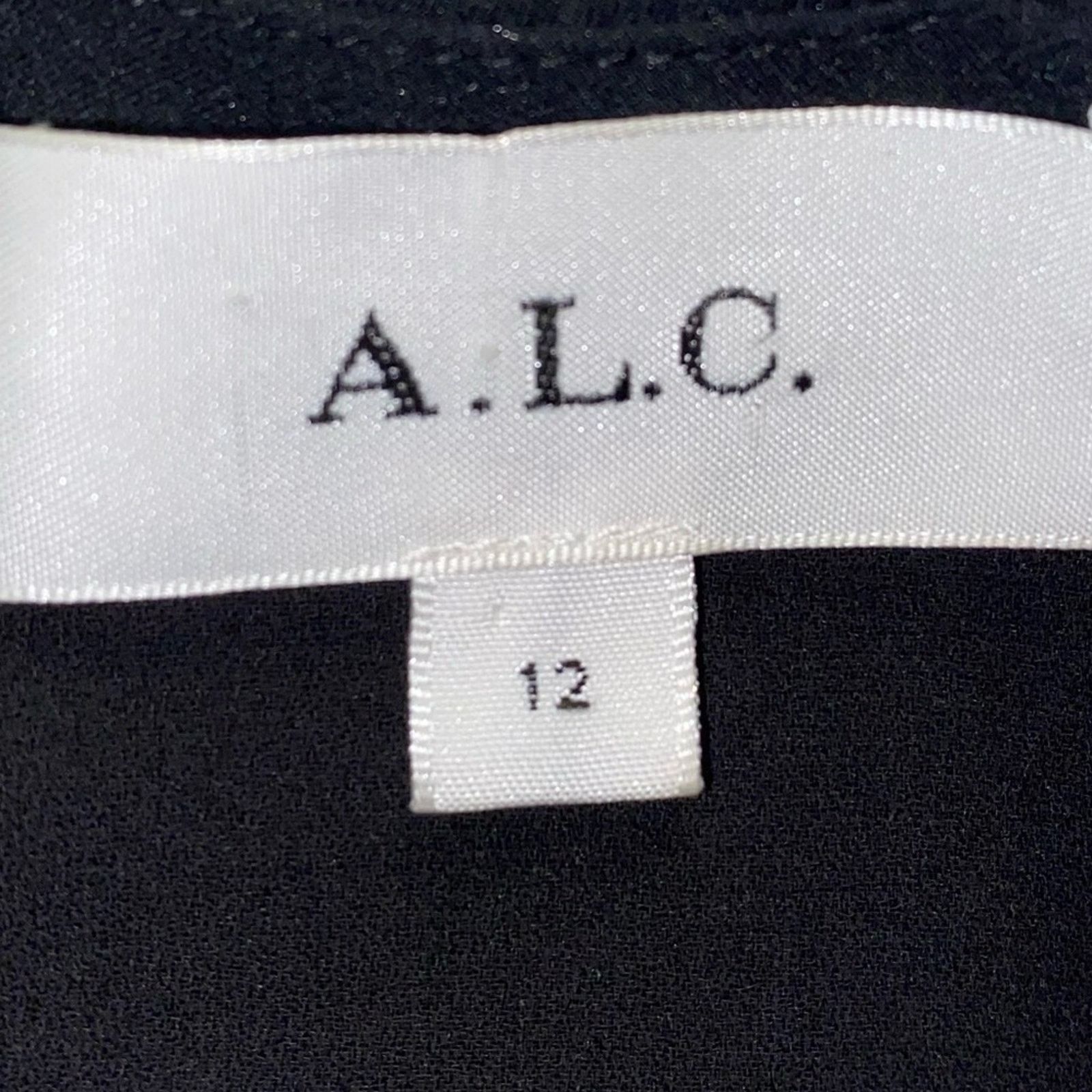 A.L.C. A.L.C. ALC Meline $625 Black Puff Sleeve Midi Dress 12 Size XL / US 12-14 / IT 48-50 - 6 Thumbnail
