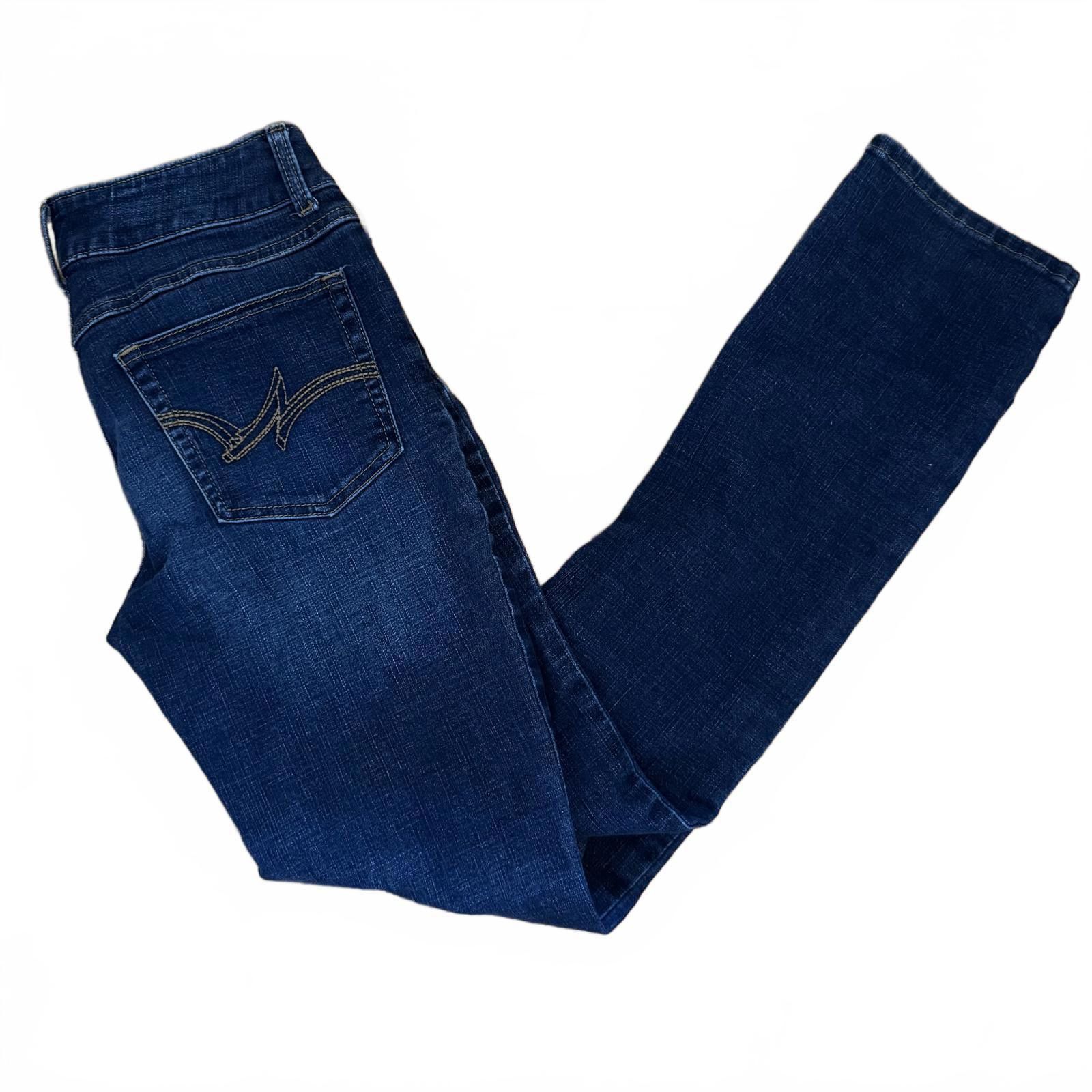 Wrangler Women's Wrangler Straight Leg Jeans 27x29 Dark Blue Denim Size 27" / US 4 / IT 40 - 1 Thumbnail