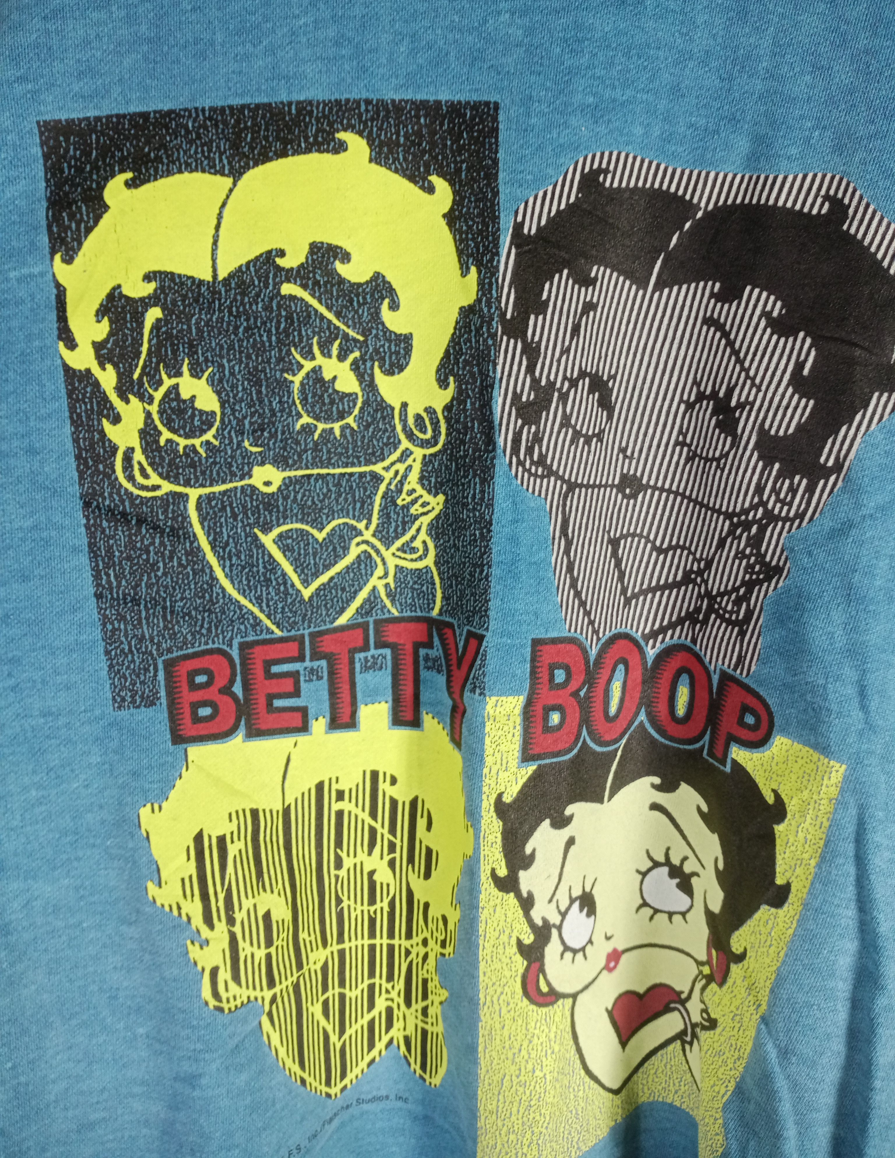Cartoon Network Rare Vintage 80s Betty Boop Full Over Sweatshirt Size US L / EU 52-54 / 3 - 3 Thumbnail