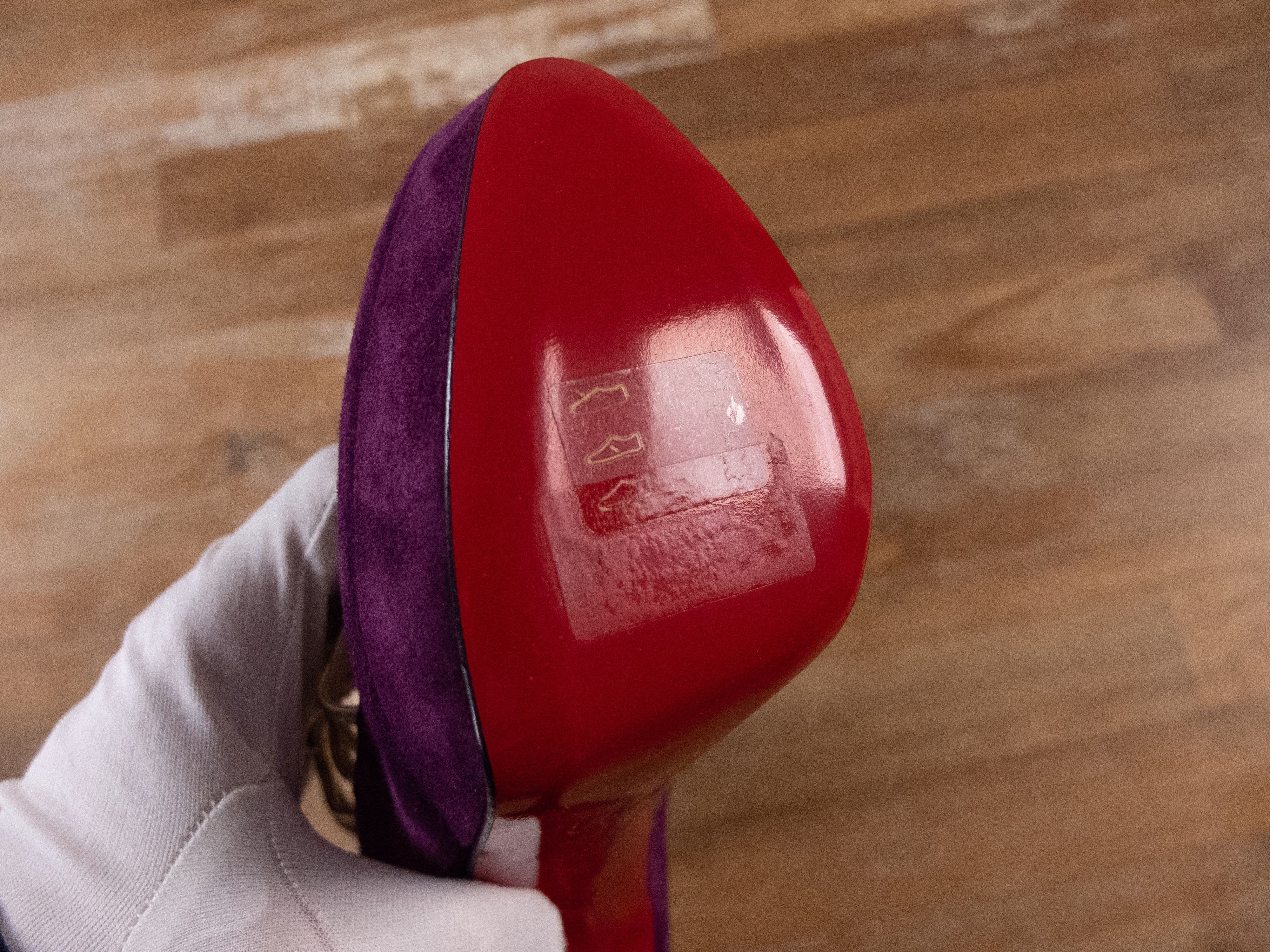 Christian Louboutin CHRISTIAN LOUBOUTIN Berlinissimo purple suede ankle boots 10 Size US 10 / IT 40 - 6 Thumbnail