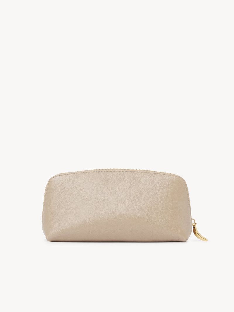 Chloe o1loc1c10226 Size: OS / Banana Cosmetic Pouch in Boysh Brown Size ONE SIZE - 4 Thumbnail