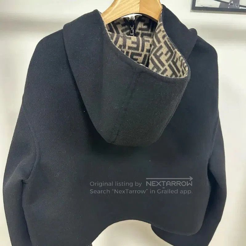 Fendi Fendi Black Wool Women's Jacket . Size M / US 6-8 / IT 42-44 - 2 Thumbnail