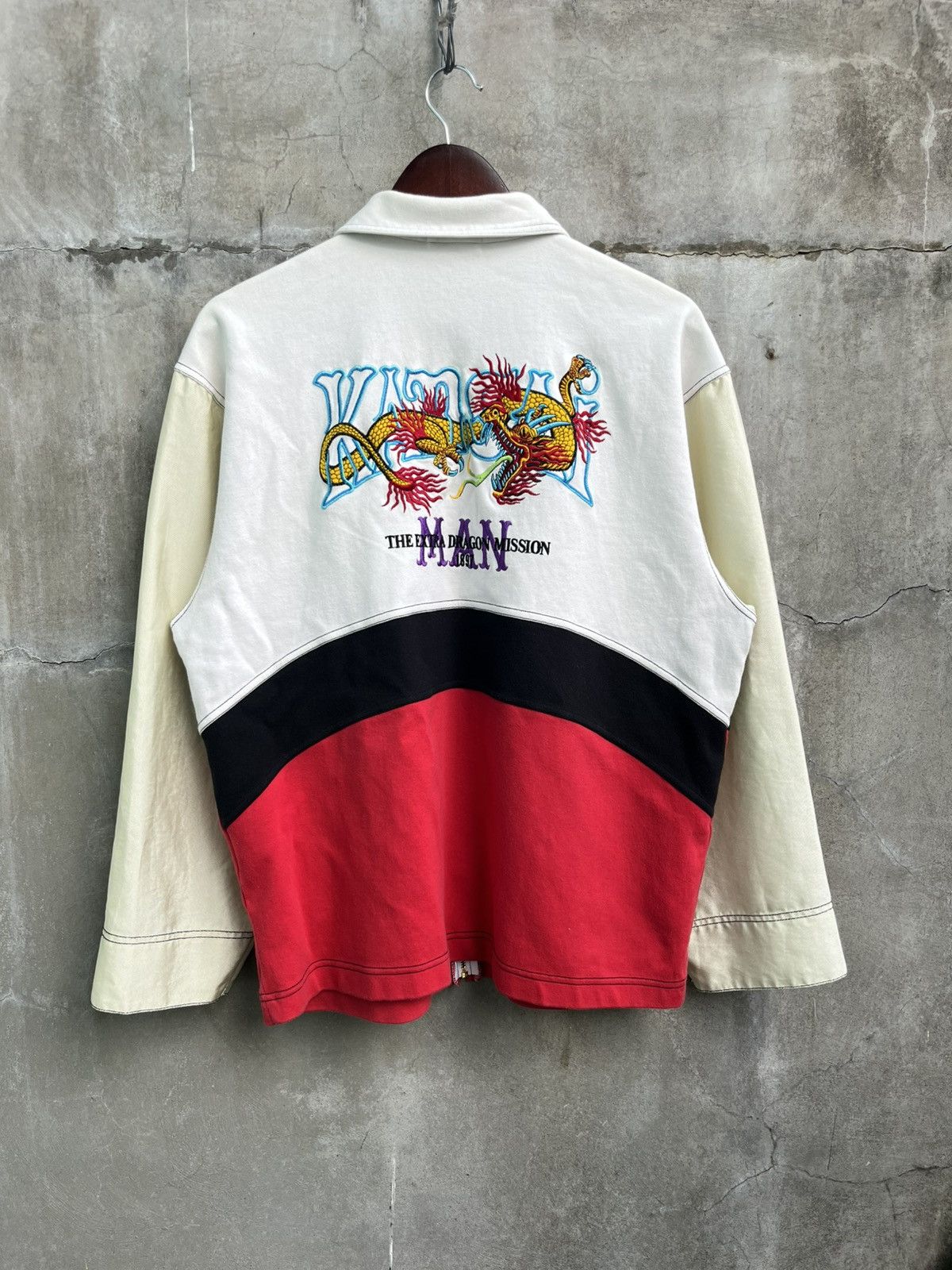 Kansai Yamamoto Dragon Mission Embroidered Nylon Sleeve Jacket Size US M / EU 48-50 / 2 - 1 Thumbnail