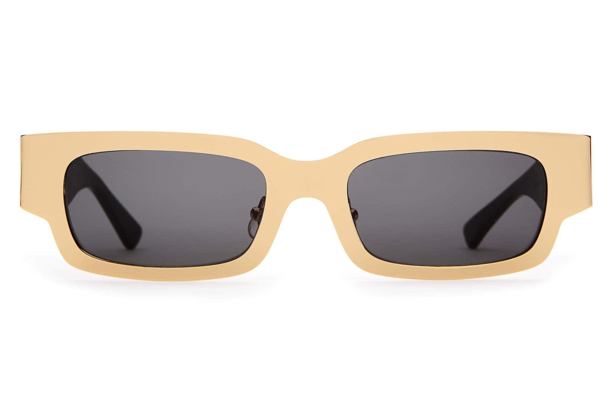 Fuck The Population FTP + CRAP EYEWEAR THE FTP STEEL - Polished Gold Size ONE SIZE - 2 Thumbnail