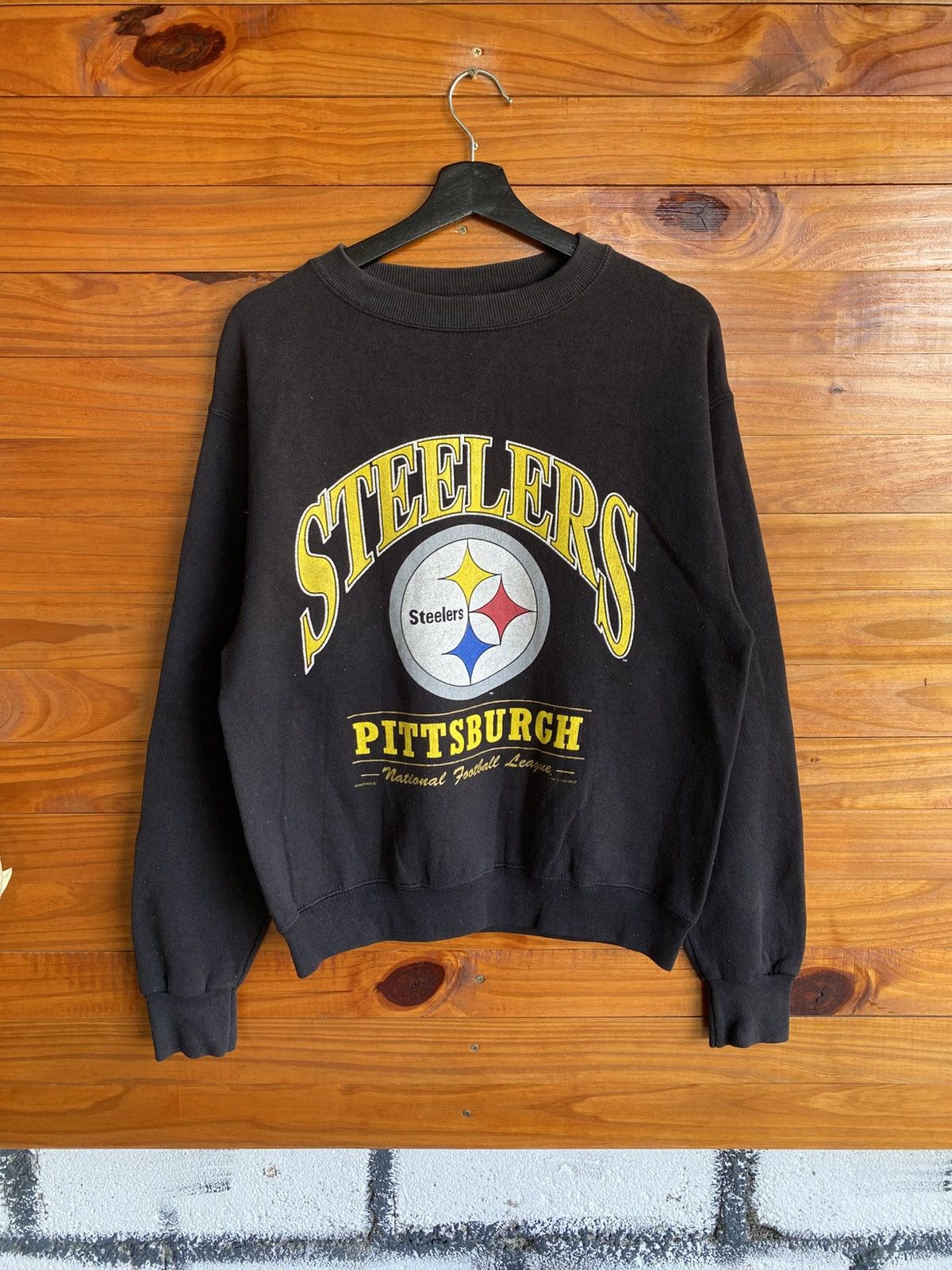 Nutmeg Vintage Pittsburgh Steelers Sweatshirt Lee Sport Crewneck Size US L / EU 52-54 / 3 - 3 Thumbnail