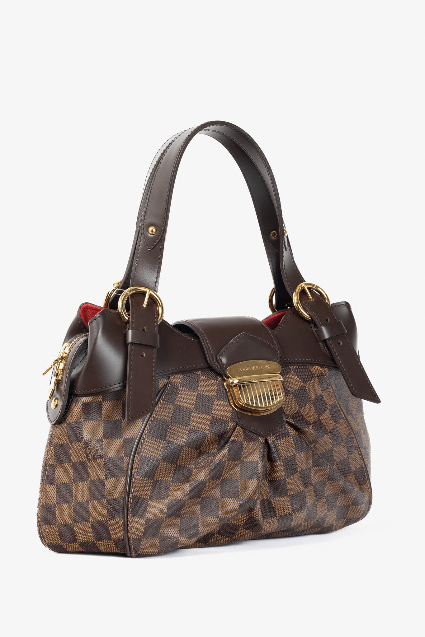 Louis Vuitton Louis Vuitton Sistina PM Damier Ebene Canvas Handbag Size ONE SIZE - 2 Thumbnail